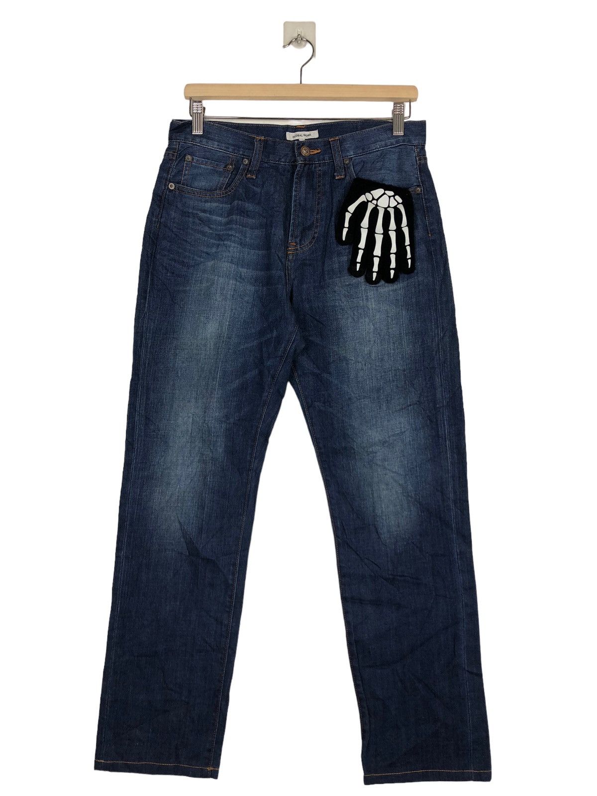 Issey Miyake 🔥GLOBAL WORK BY ISSEY MIYAKE JEANS DENIM SKINNY FIT Size US 28 / EU 44 - 1 Thumbnail