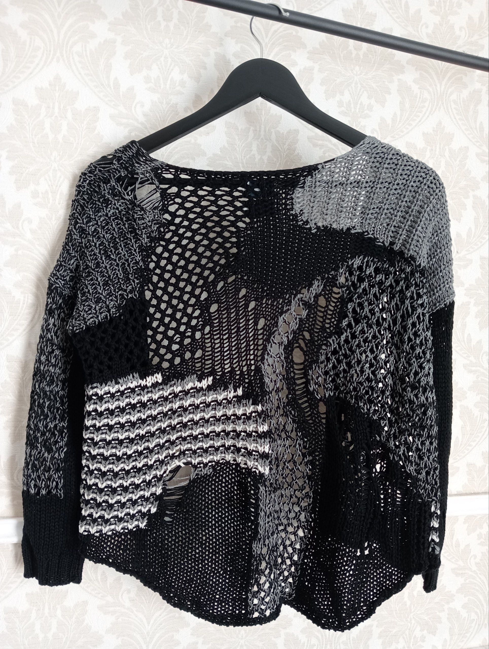 Maison MIHARA YASUHIRO MIHARA YASUHIRO Distressed Knit Cardigan Size XS / US 0-2 / IT 36-38 - 3 Thumbnail
