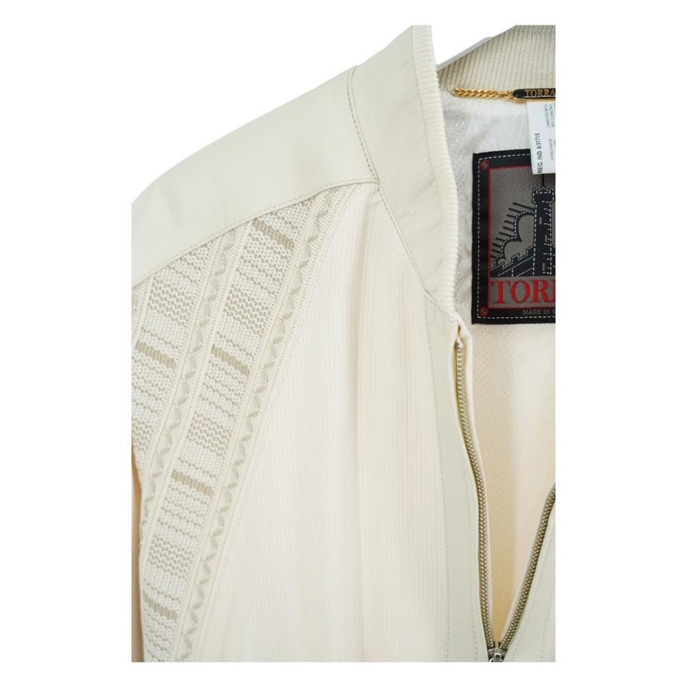 Designer Torras Ivory Leather Jacket Size S Size S / US 4 / IT 40 - 5 Thumbnail
