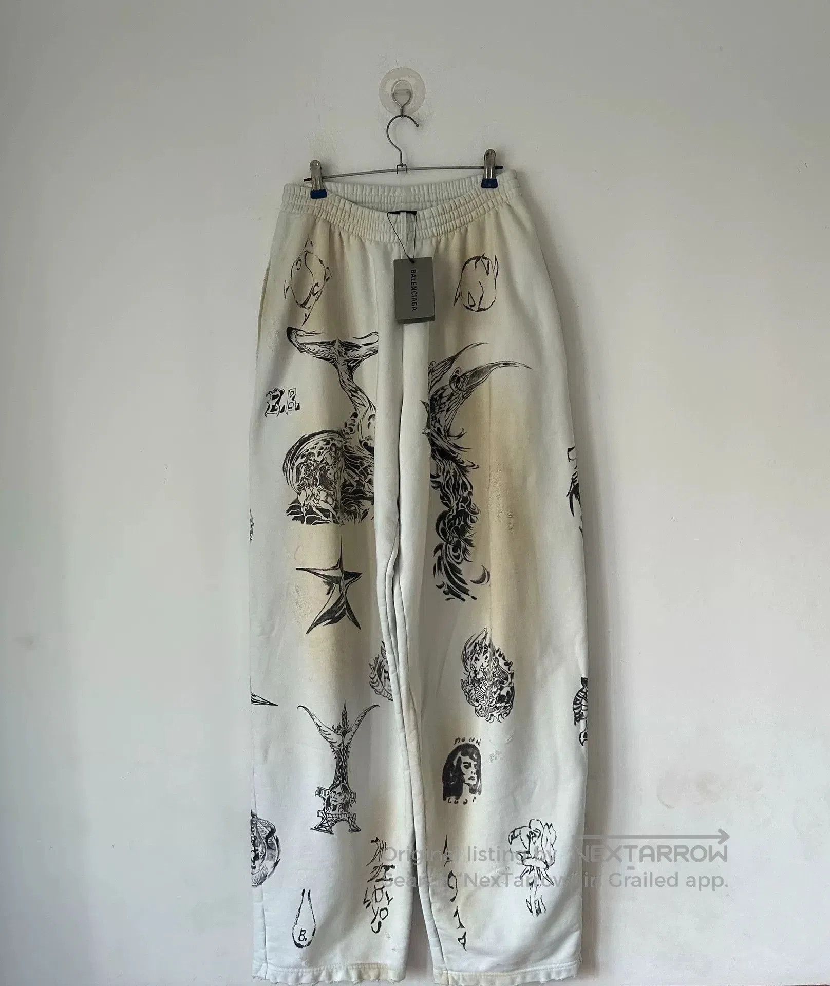 Balenciaga Balenciaga Tattoo Graffiti Pants SS24. Size US 26 / EU 42 - 1 Thumbnail