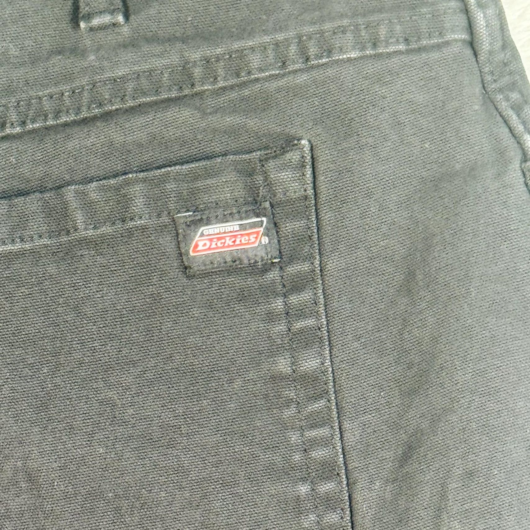 Dickies Dickies Cargo Shorts Mens 38 Black Denim Stretch Relaxed Fit 12 Inseam Pockets Zip Fly Size US 38 / EU 54 - 7 Thumbnail