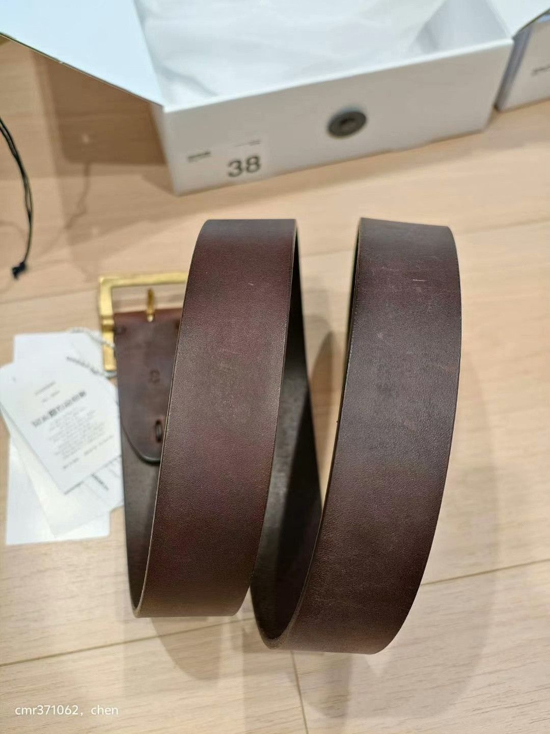 Visvim VISVIM 24AW PLAIN BELT 40MM Size ONE SIZE - 4 Thumbnail