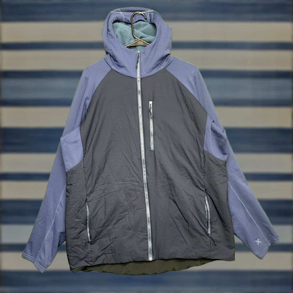 Vintage Vertx Hoodie Mens XL Black Blue Full Zip Up Jacket Primaloft Workwear Size US XL / EU 56 / 4 - 1 Thumbnail