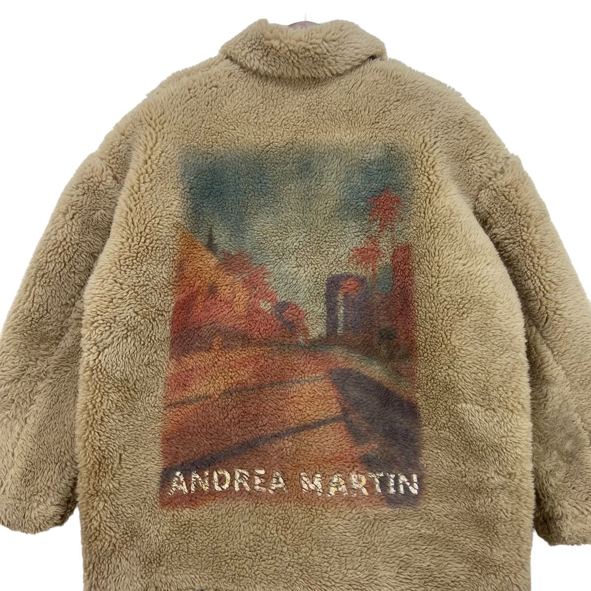 Designer American Actresses Andrea Martin City View Kid Mohair Sherpa Size L / US 10 / IT 46 - 3 Thumbnail