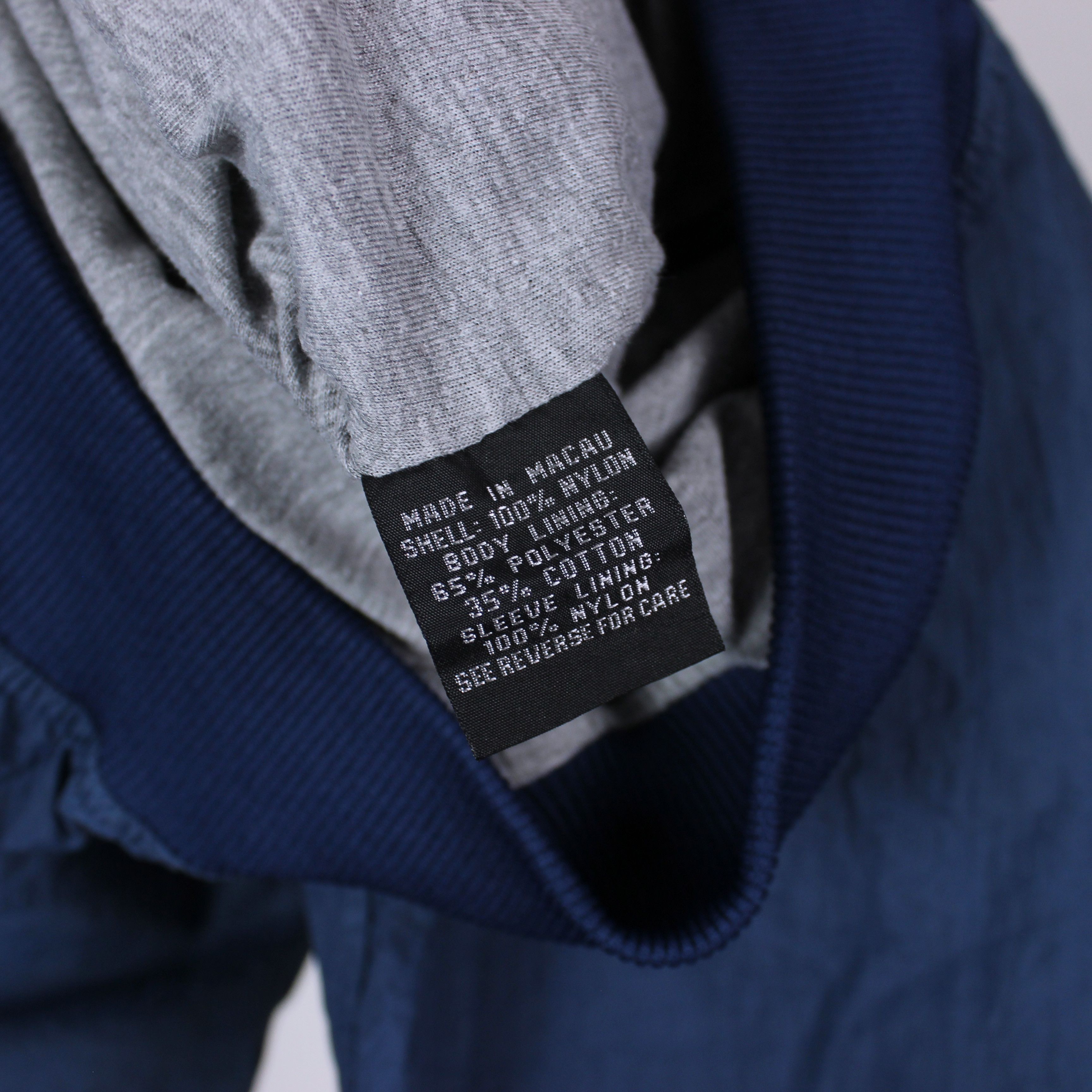 Starter Starter centr logo sweatshirt nylon L XL blue nylon Size US XL / EU 56 / 4 - 9 Thumbnail