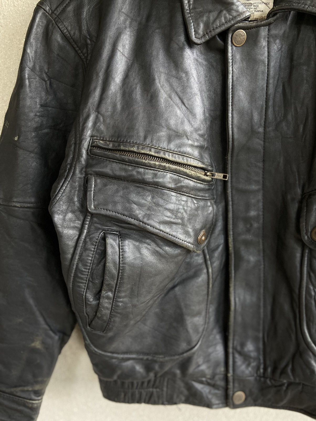 Harley Davidson Vintage Harley Davidson leather Biker Jacket Size US M / EU 48-50 / 2 - 4 Thumbnail