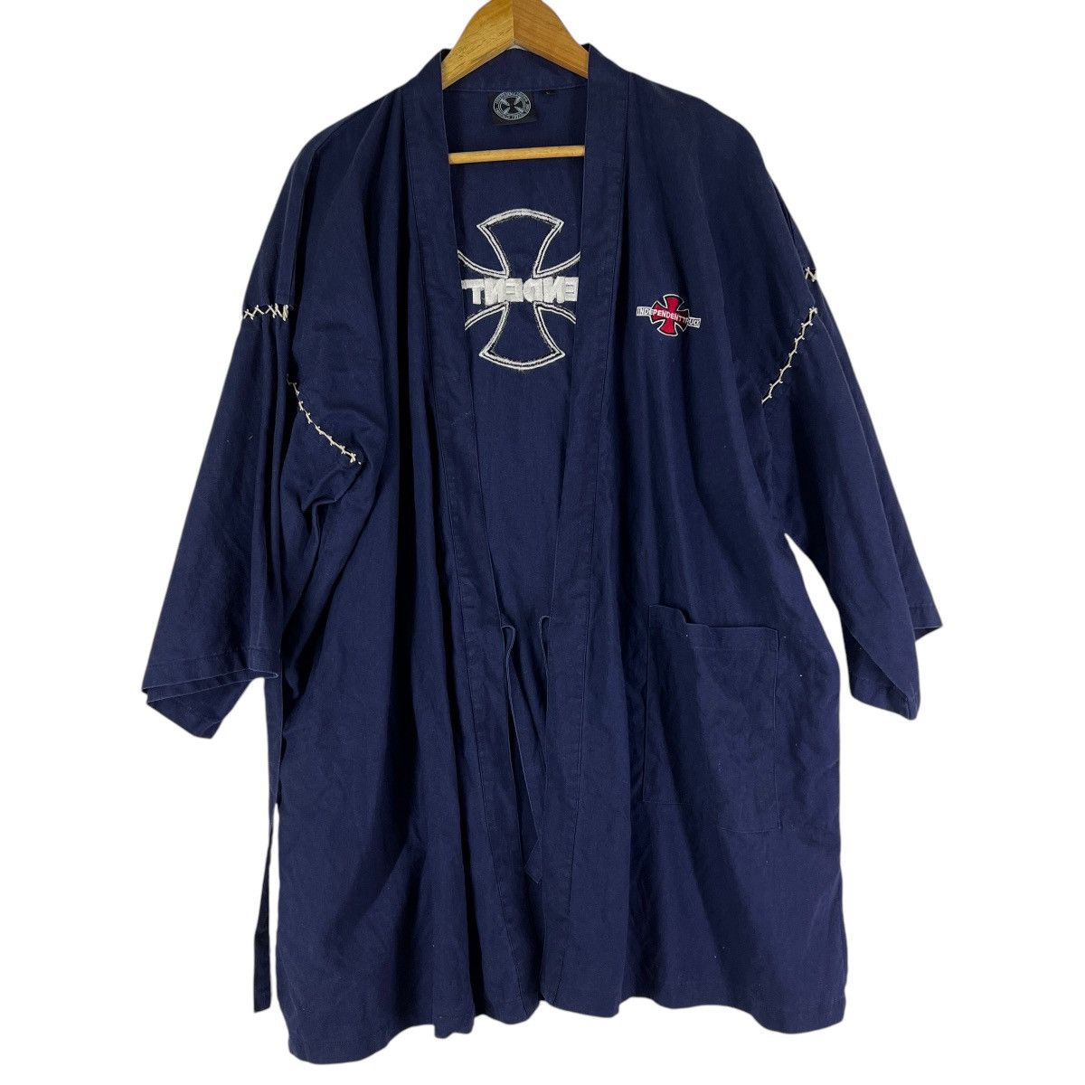 Independent Trading Co. × Independent Truck Co. 💥 INDEPENDENT TRUCK INDIGO KIMONO Size US L / EU 52-54 / 3 - 2 Thumbnail