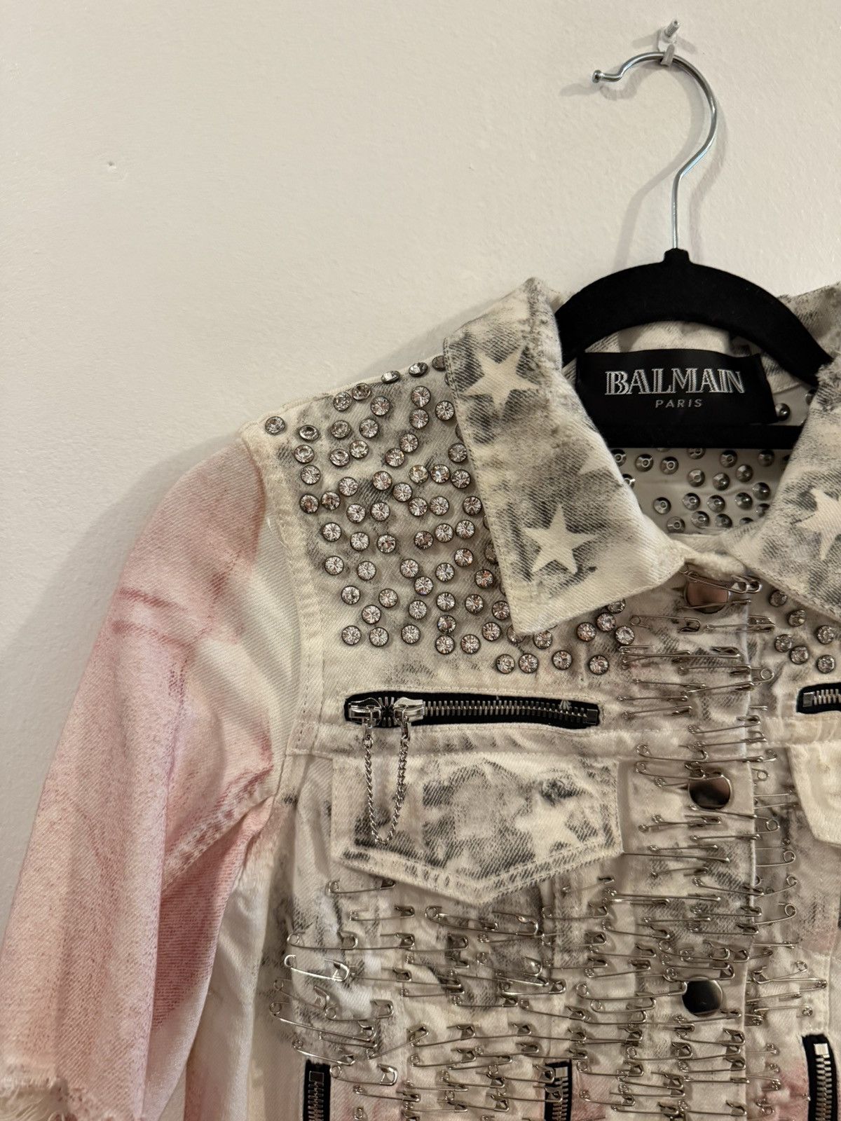 Balmain Balmain SS11 Runway Safety Pin Jacket Decarnin Size US XS / EU 42 / 0 - 5 Thumbnail