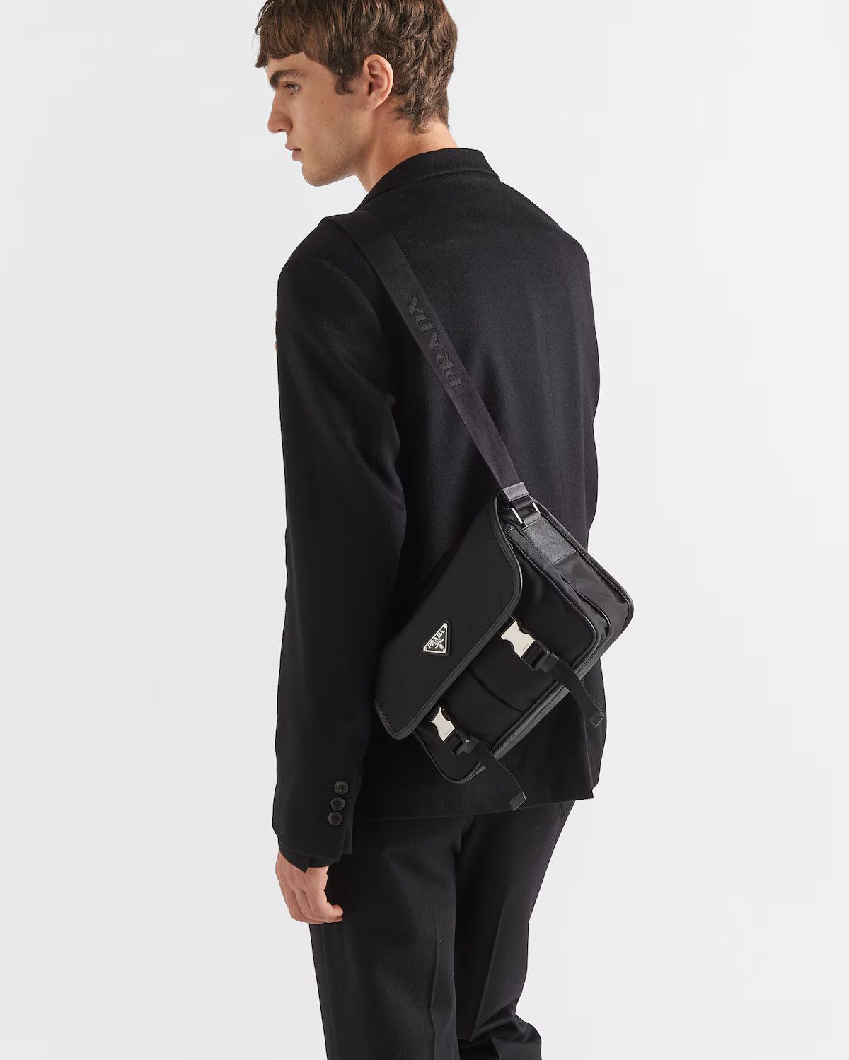 Prada o1srvl11e0624 Size: OS / Shoulder Bag in Black Size ONE SIZE - 6 Thumbnail