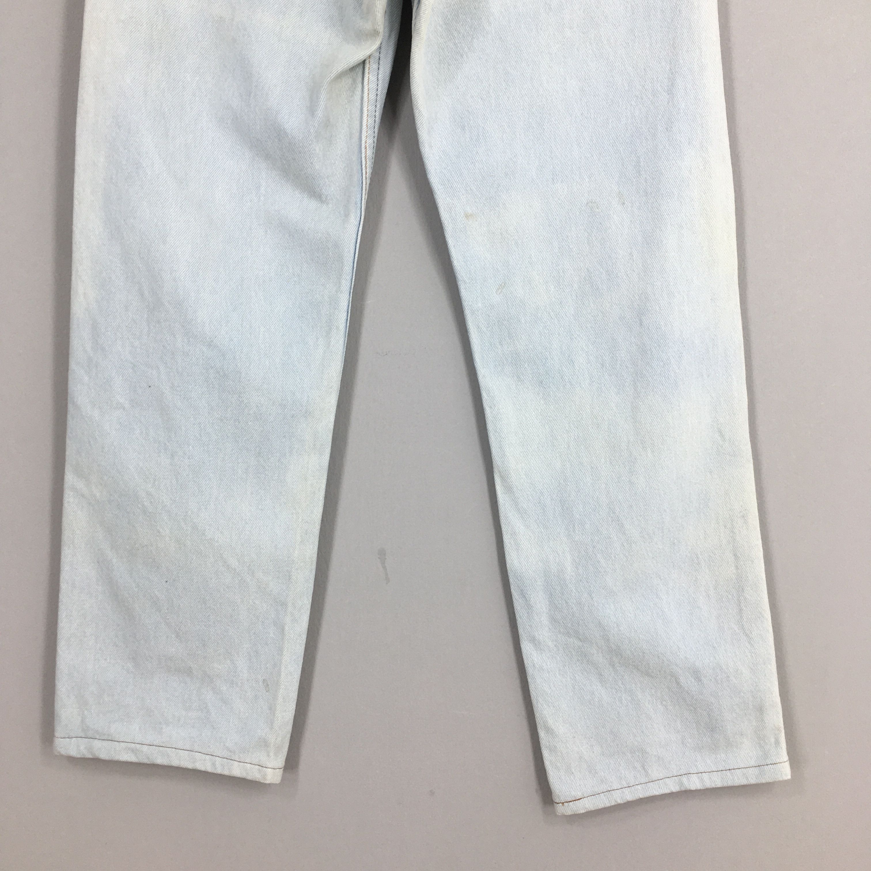 Levi's Size 29x26.5 Vintage 80s Levi's 505 Faded Blue Jeans S663 Size US 29 - 10 Thumbnail