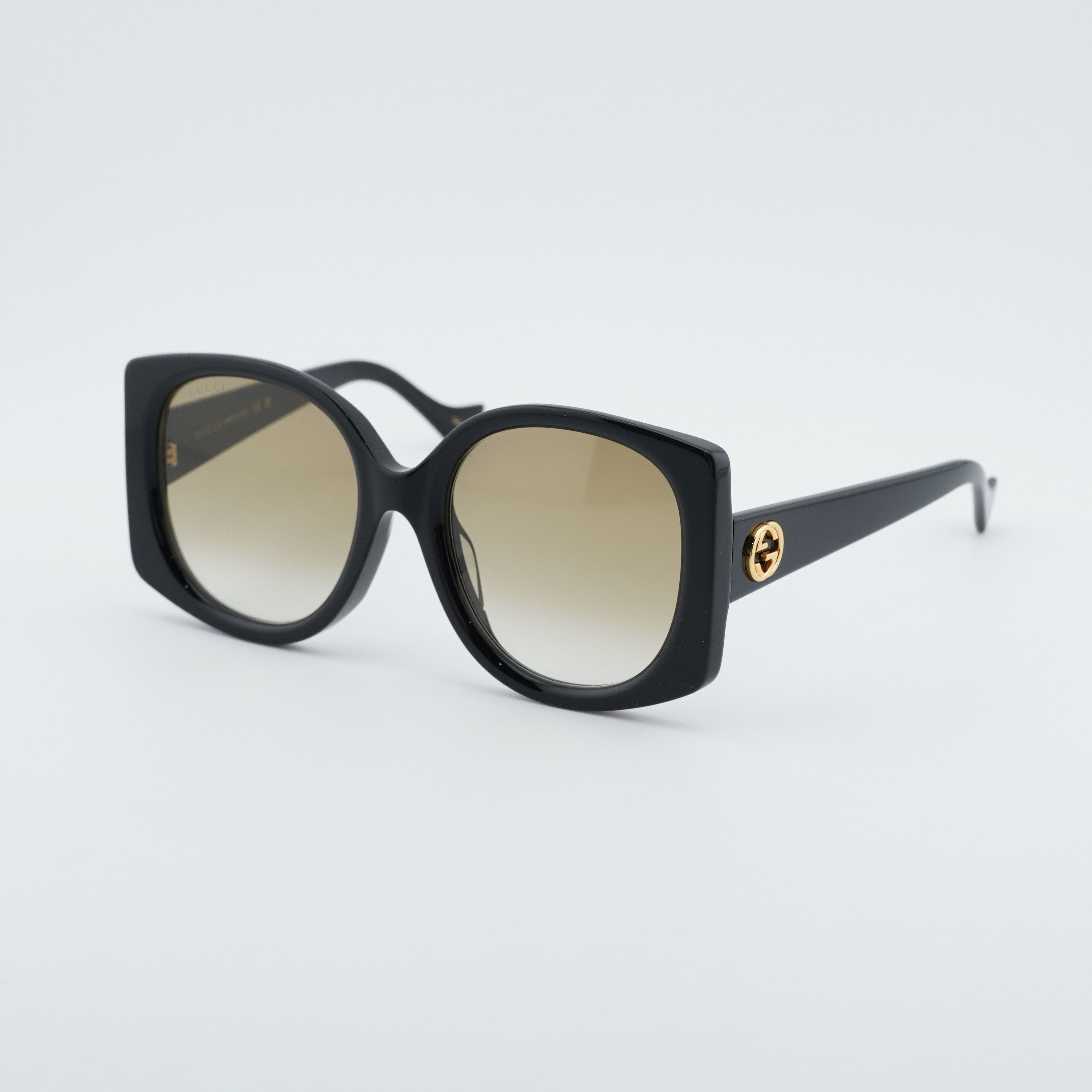 Gucci Gucci GG1257SA 004 Sunglasses Black Butterfly Frame Size ONE SIZE - 2 Thumbnail