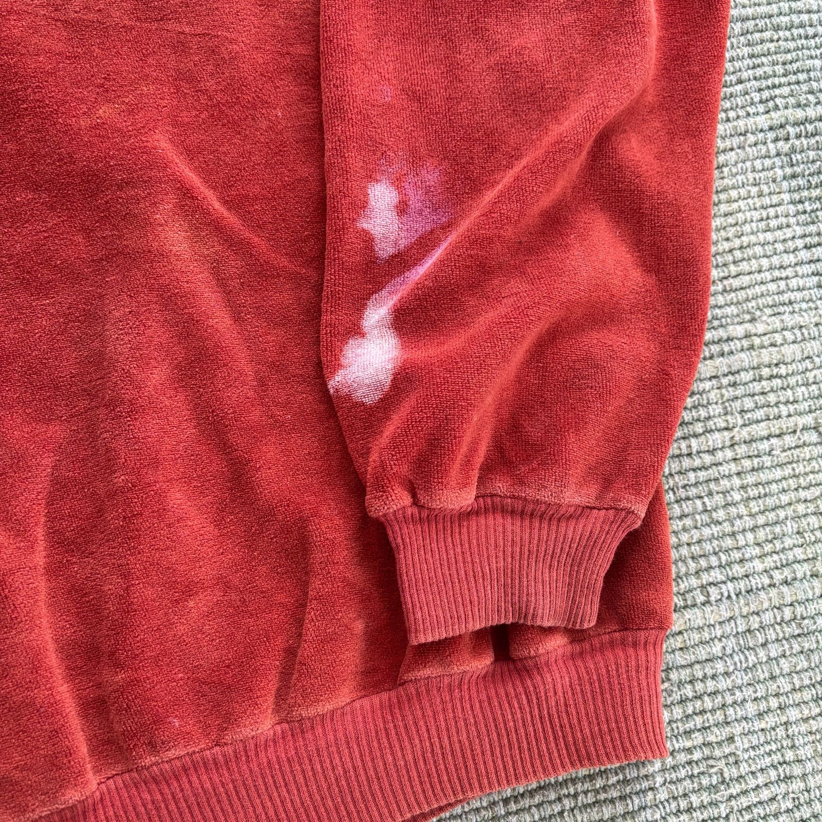 Jantzen × Vintage Vintage 70s jantzen red velvet sweater size xl Size US XL / EU 56 / 4 - 4 Thumbnail