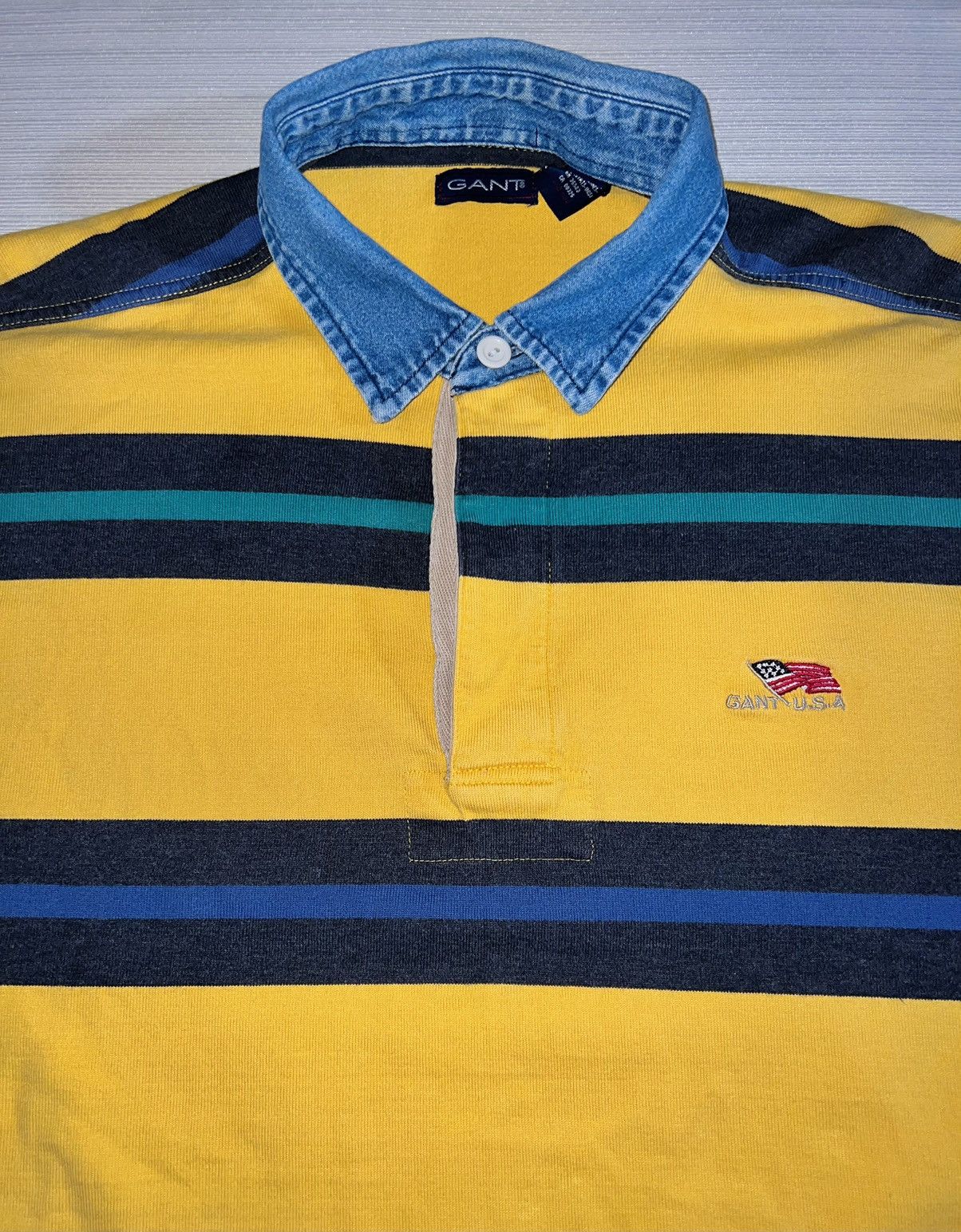 Gant × Vintage VINTAGE GANT USA RUGBY LS Size US XL / EU 56 / 4 - 8 Thumbnail