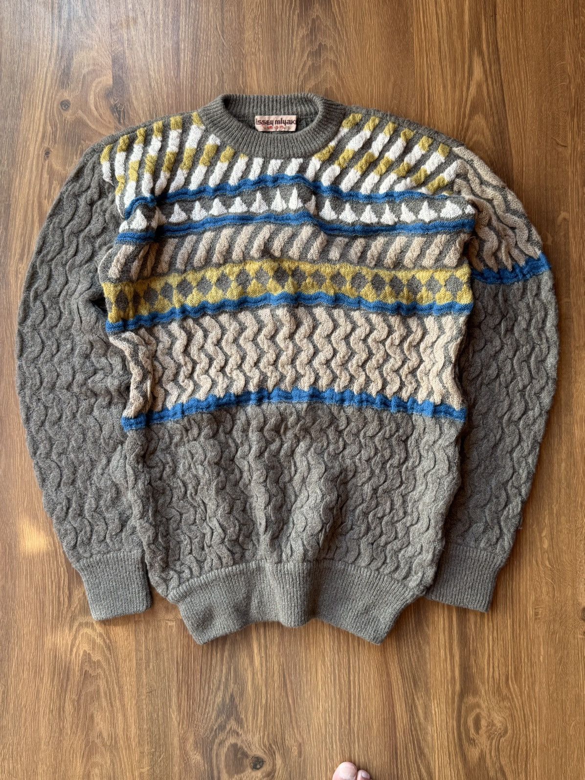 Issey Miyake RARE 80’s ISSEY MIYAKE KNIT Size US L / EU 52-54 / 3 - 1 Thumbnail