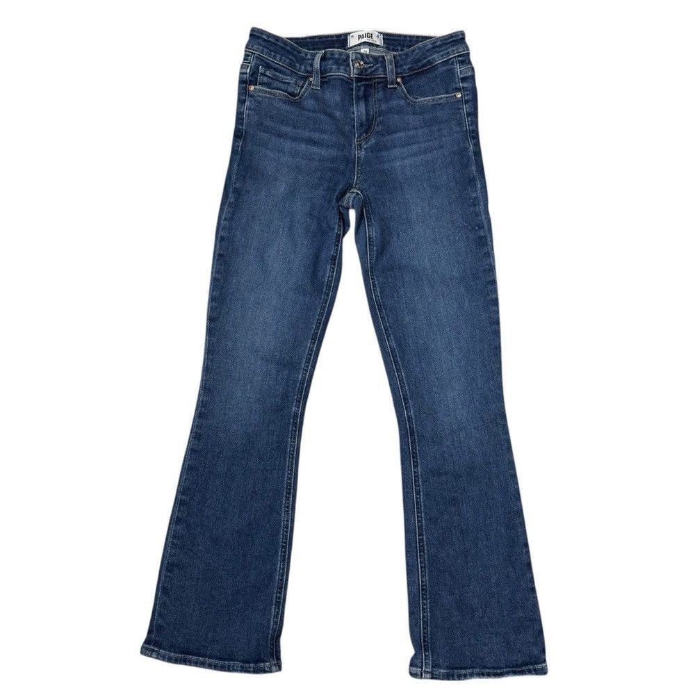 Paige PAIGE Shelby Low-Rise Crop Flared Jeans In Portrait Size 26 Size 26" / US 2 / IT 38 - 2 Thumbnail