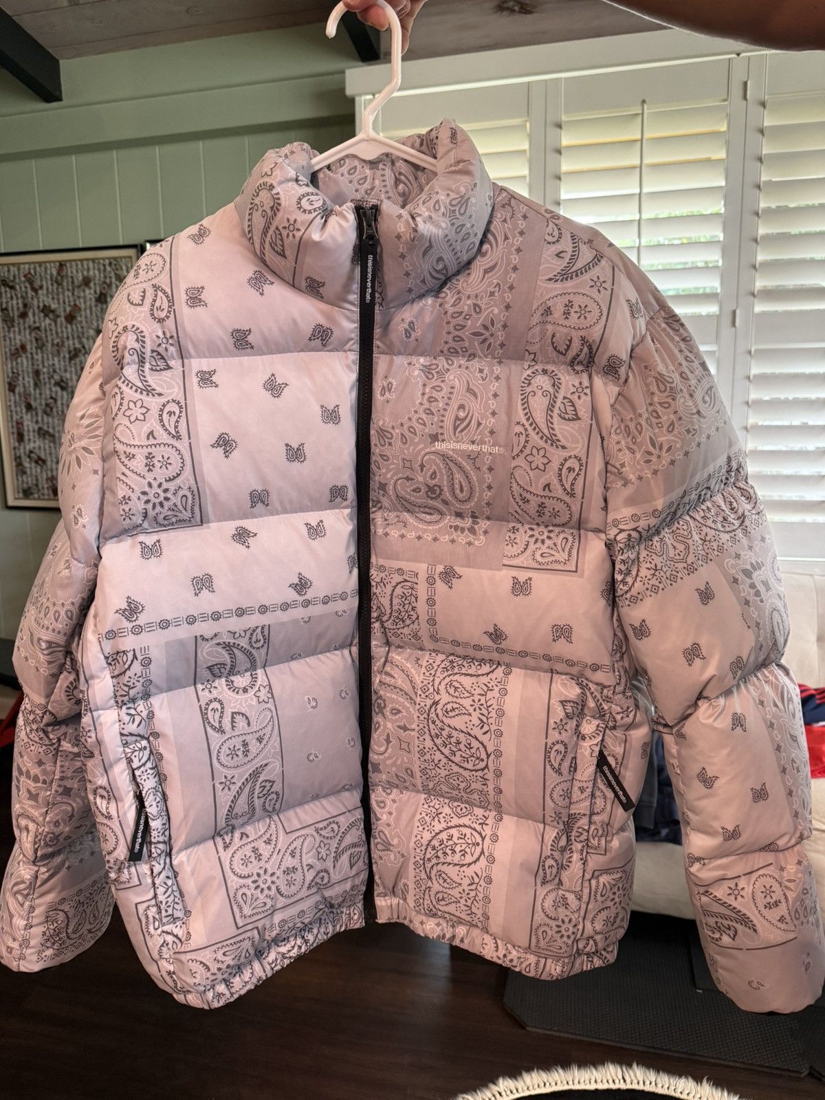 thisisneverthat Pertex T Down Jacket Bandana Grey Size US L / EU 52-54 / 3 - 2 Thumbnail