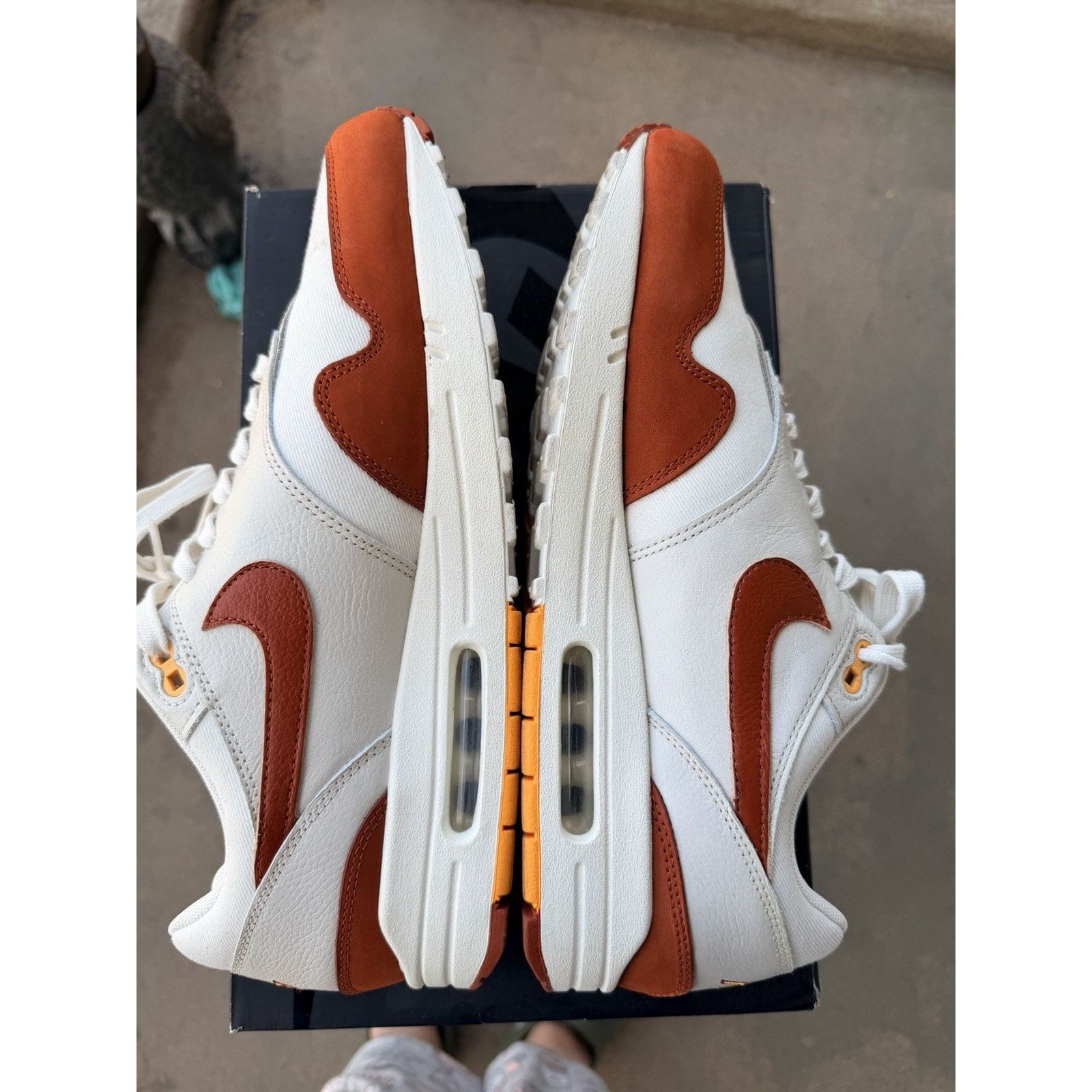 Nike Nike Air Max 1 LX Women's Rugged Orange Sneakers 13W/11.5M Size US 11.5 / IT 41.5 - 8 Thumbnail