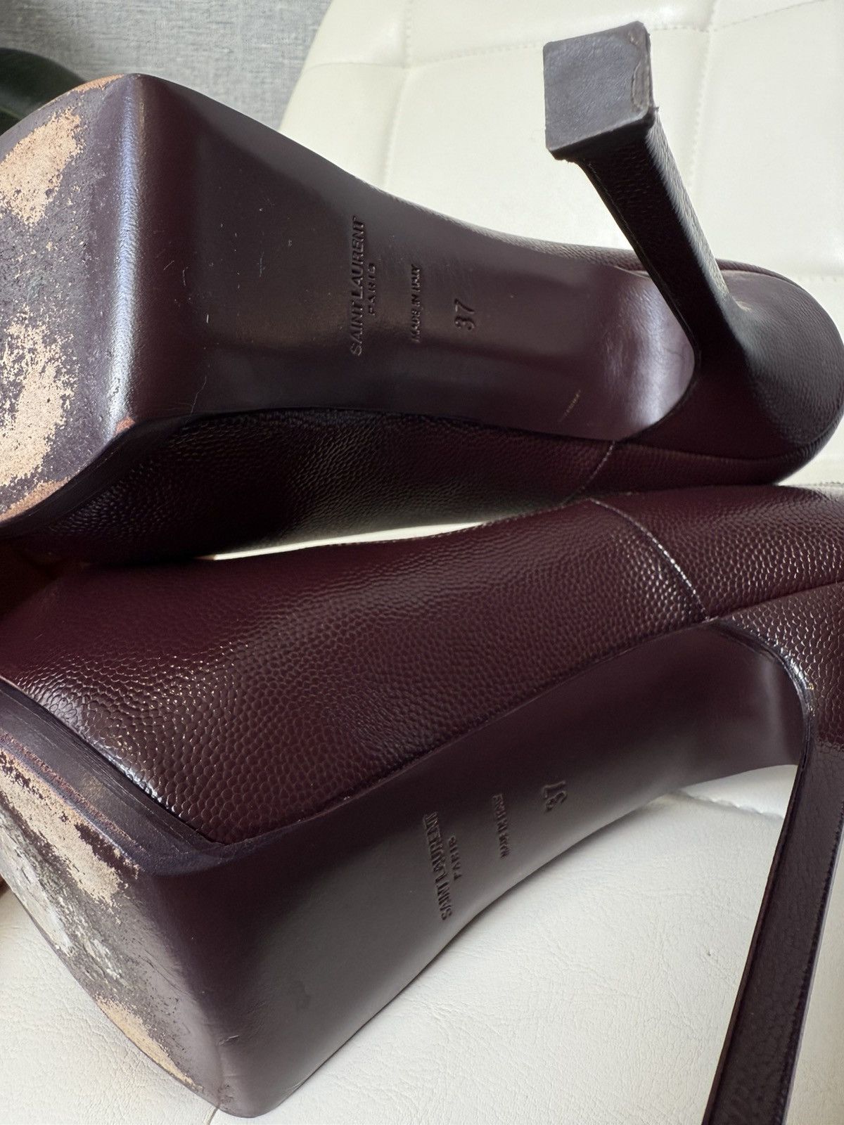 Saint Laurent Paris Saint Laurent Paris Tribtoo Platform Pumps Heels YSL Size 37 Size US 7 / IT 37 - 19 Thumbnail