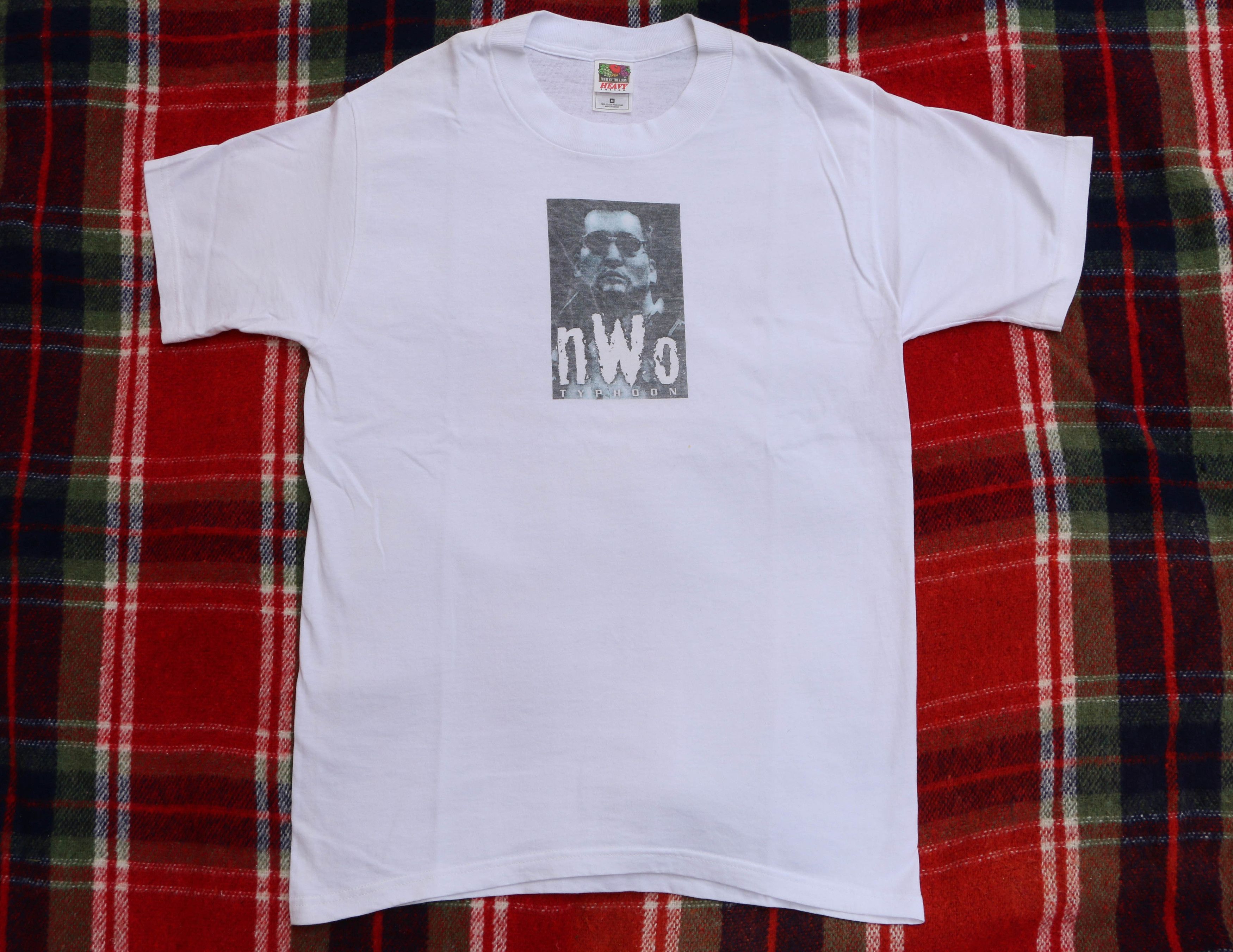 Other Rare 1998 NJPW “NWO Typhoon” White T-Shirt – Masahiro Chono Size US M / EU 48-50 / 2 - 2 Thumbnail