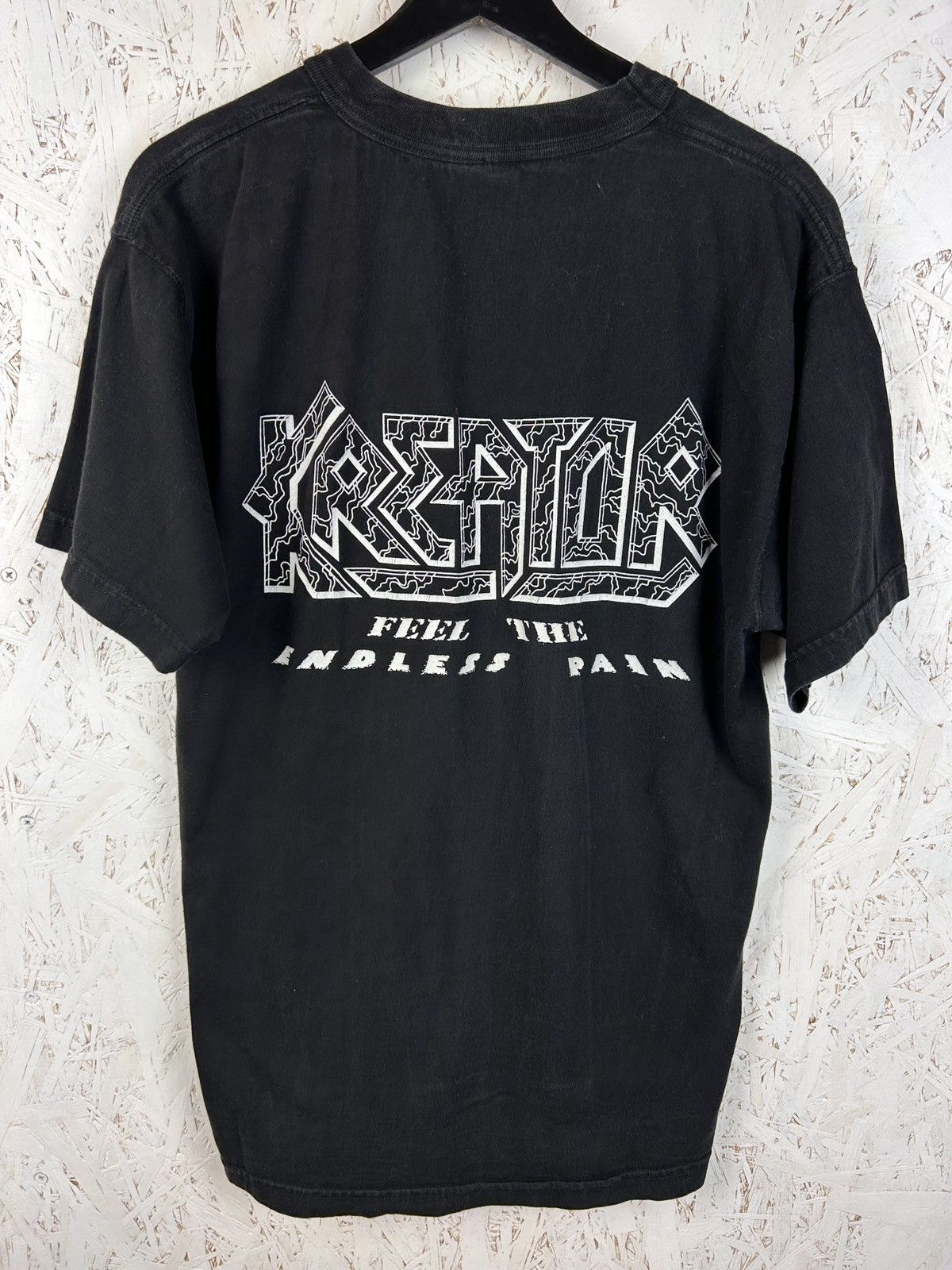 Band Tees Vintage Kreator Feel The Endless Pain Thrash Metal T-Shirt Size US M / EU 48-50 / 2 - 8 Thumbnail