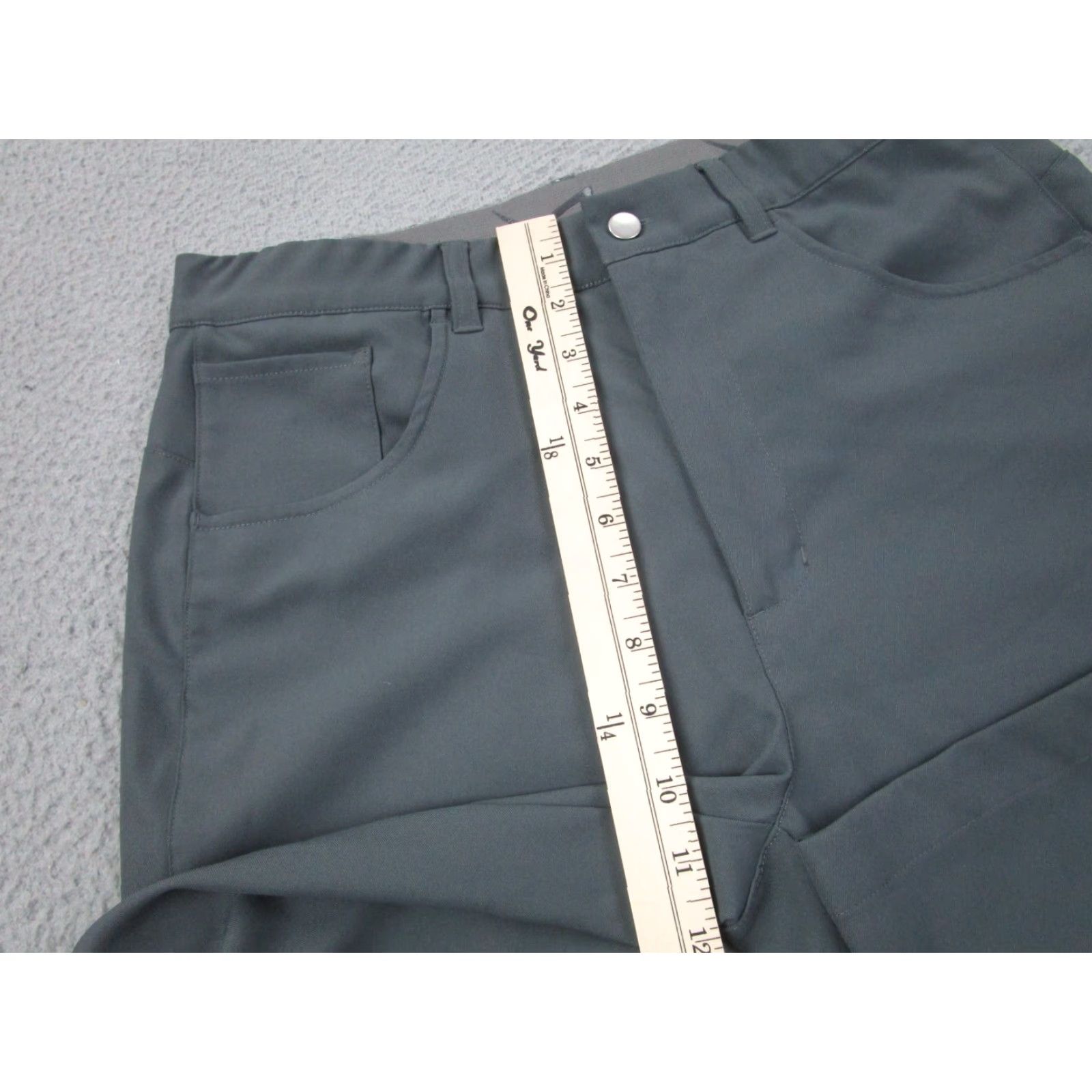 Warehouse TGW Mens Pants 30x32 Gray Tech Performance Golf Warehouse Casual Daily Preppy Size US 30 / EU 46 - 6 Thumbnail