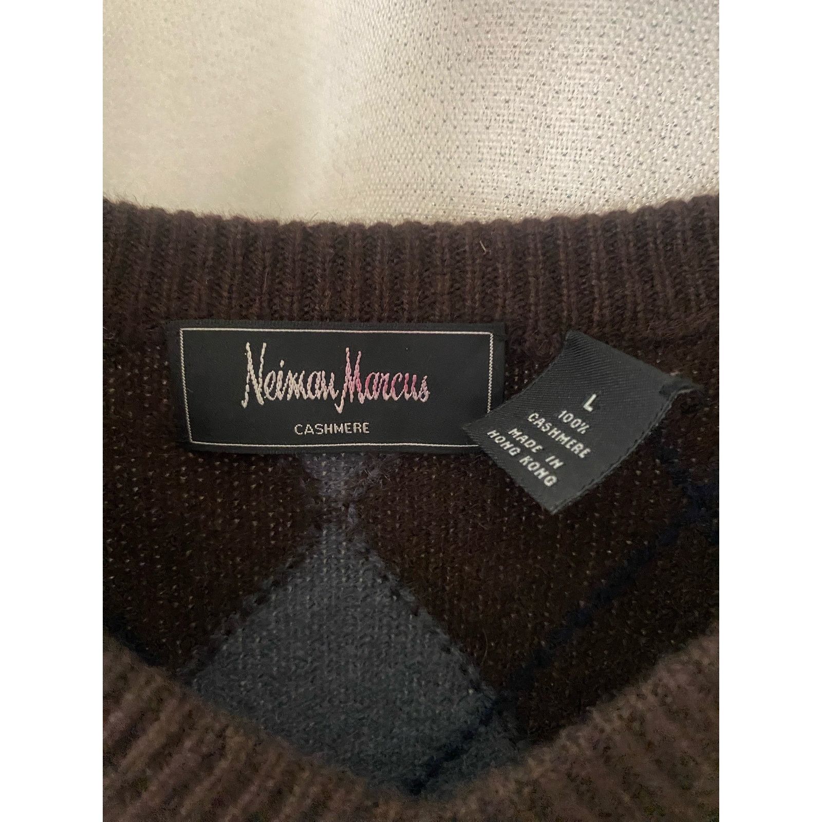 Neiman Marcus vtg Neiman Marcus Cashmere Sweater m L Size US L / EU 52-54 / 3 - 2 Thumbnail
