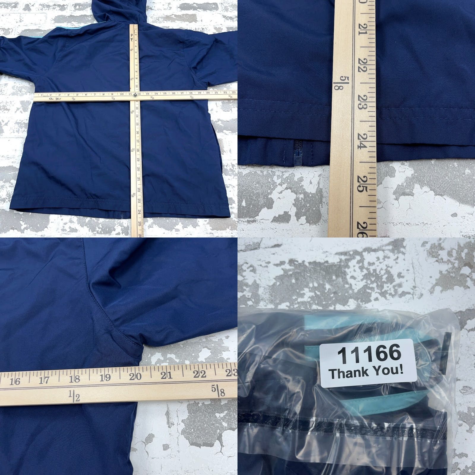 Adidas Adidas Jacket Women M Blue Windbreaker Track Suit Lightweight Zip Hooded Full Zip Pockets Logo Size M / US 6-8 / IT 42-44 - 8 Thumbnail