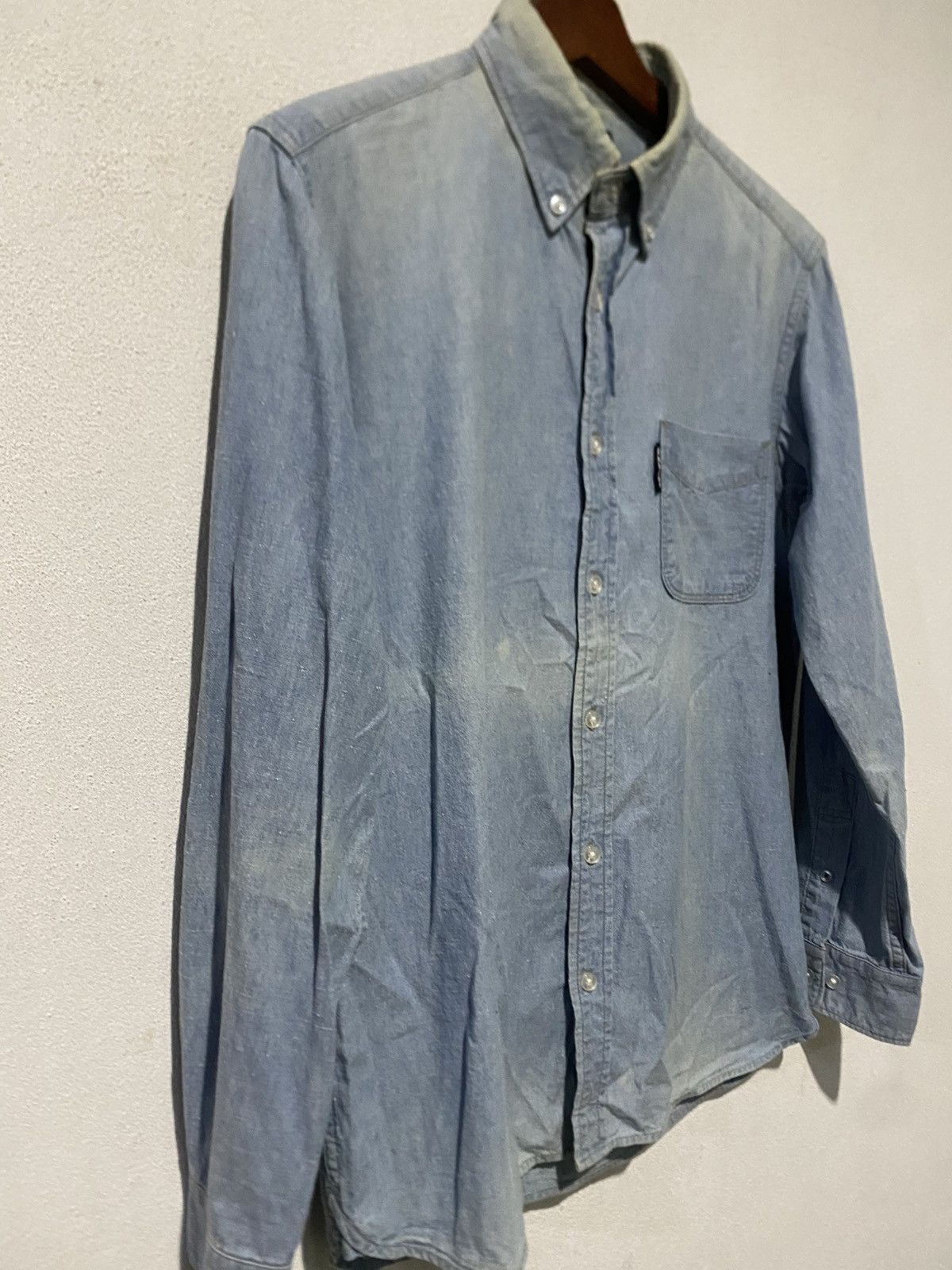 Blue Blue Japan × Japanese Brand Blue Blue Long Sleeve Shirt Button Up Size US M / EU 48-50 / 2 - 2 Thumbnail