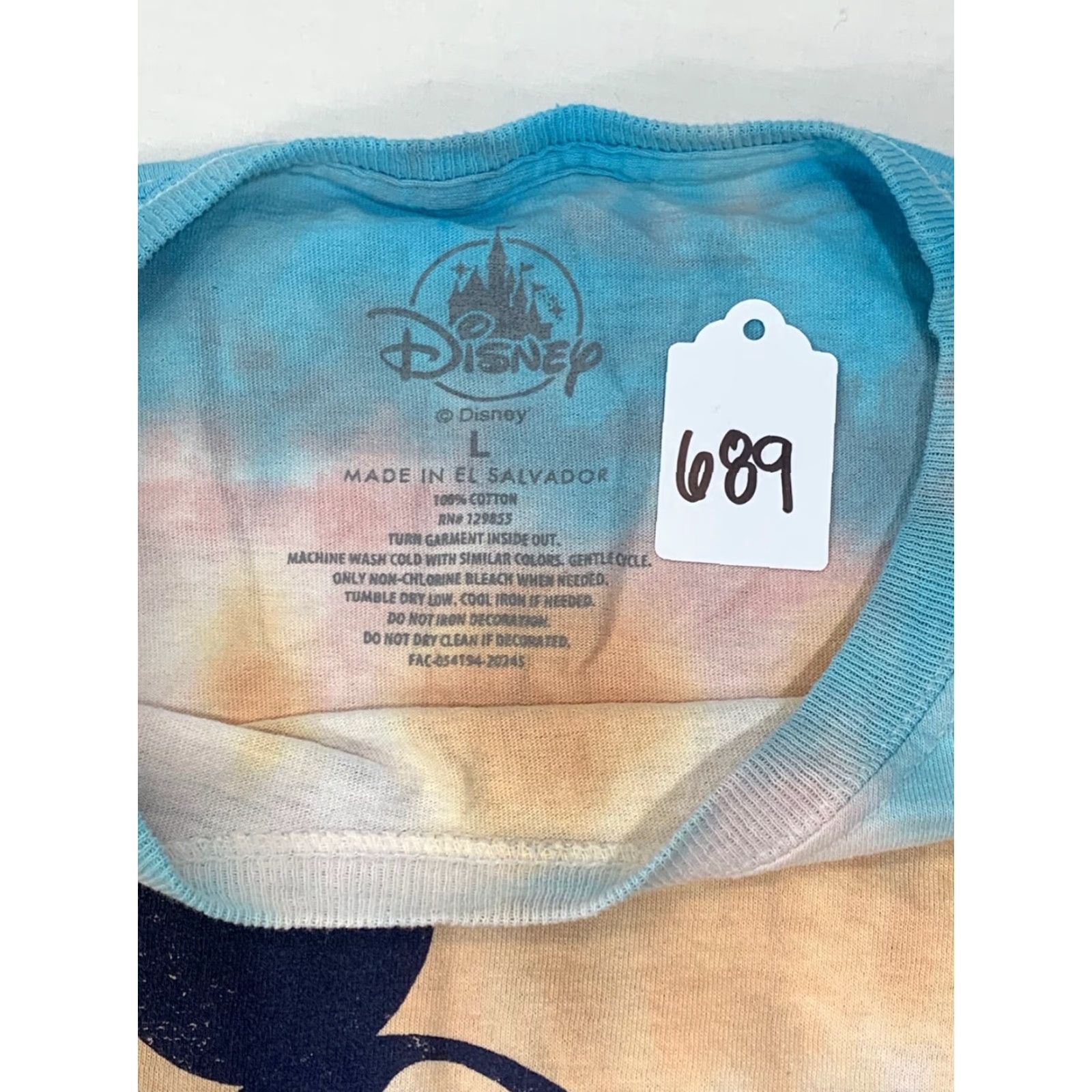 Disney Disneyland Resort Mickey Mouse Tie-Dye T-shirt Mens Large Multicolor Disney 689 Size US L / EU 52-54 / 3 - 7 Thumbnail