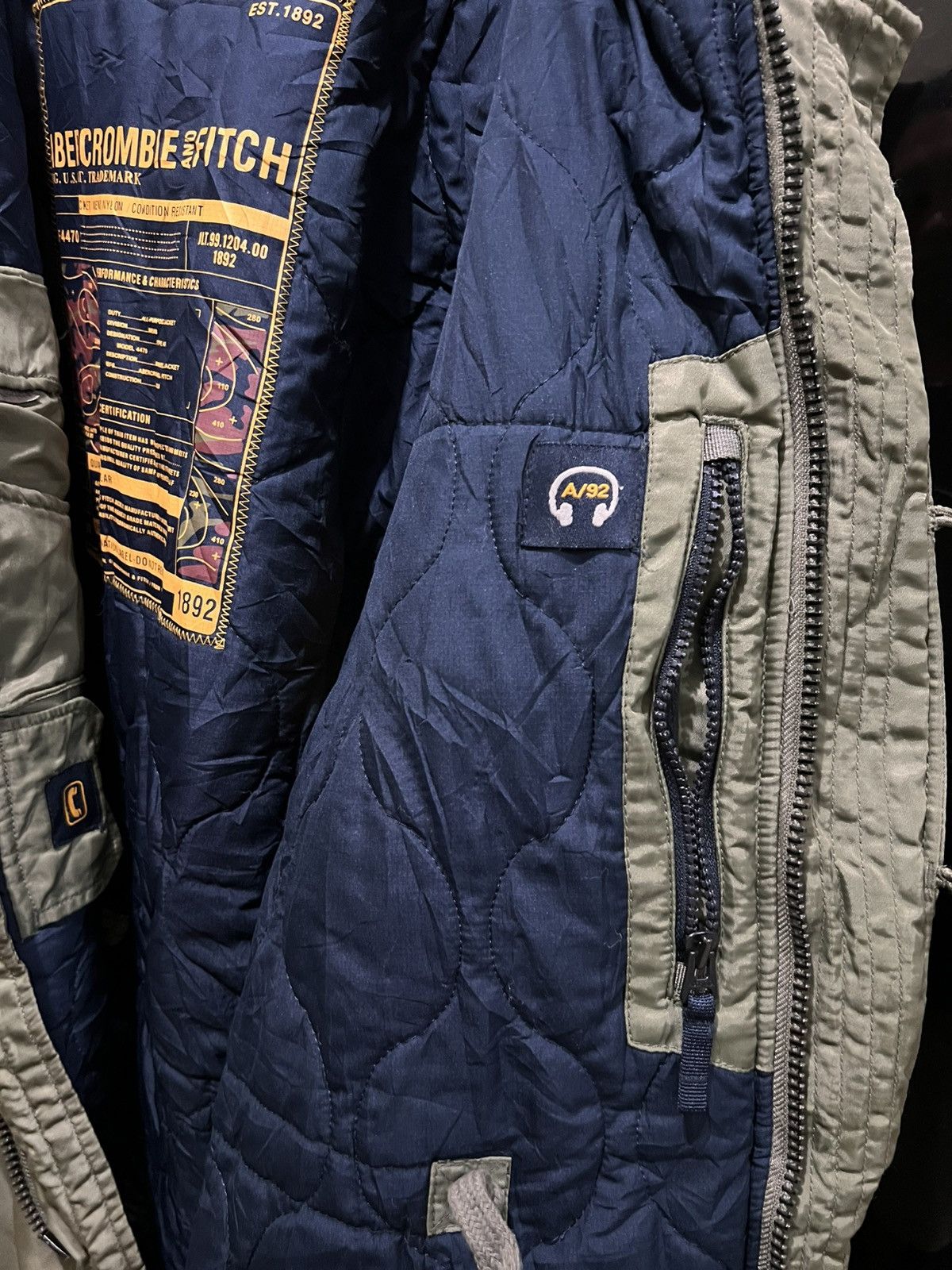 Abercrombie & Fitch Vintage Abercrombie And Fitch N2B Fur Padded Parka Size US L / EU 52-54 / 3 - 6 Thumbnail
