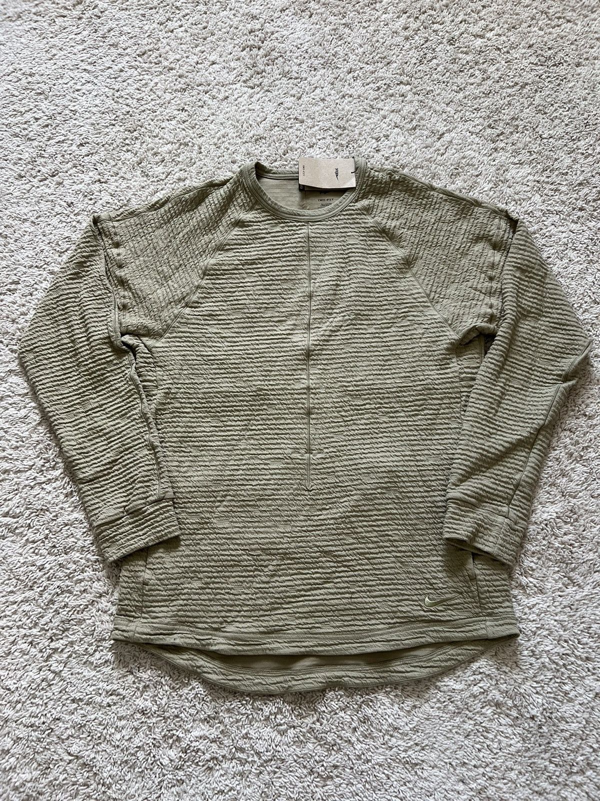 Nike Nike Yoga Textured Men's Nike Dri-FIT Long-Sleeve Top Size US L / EU 52-54 / 3 - 7 Thumbnail