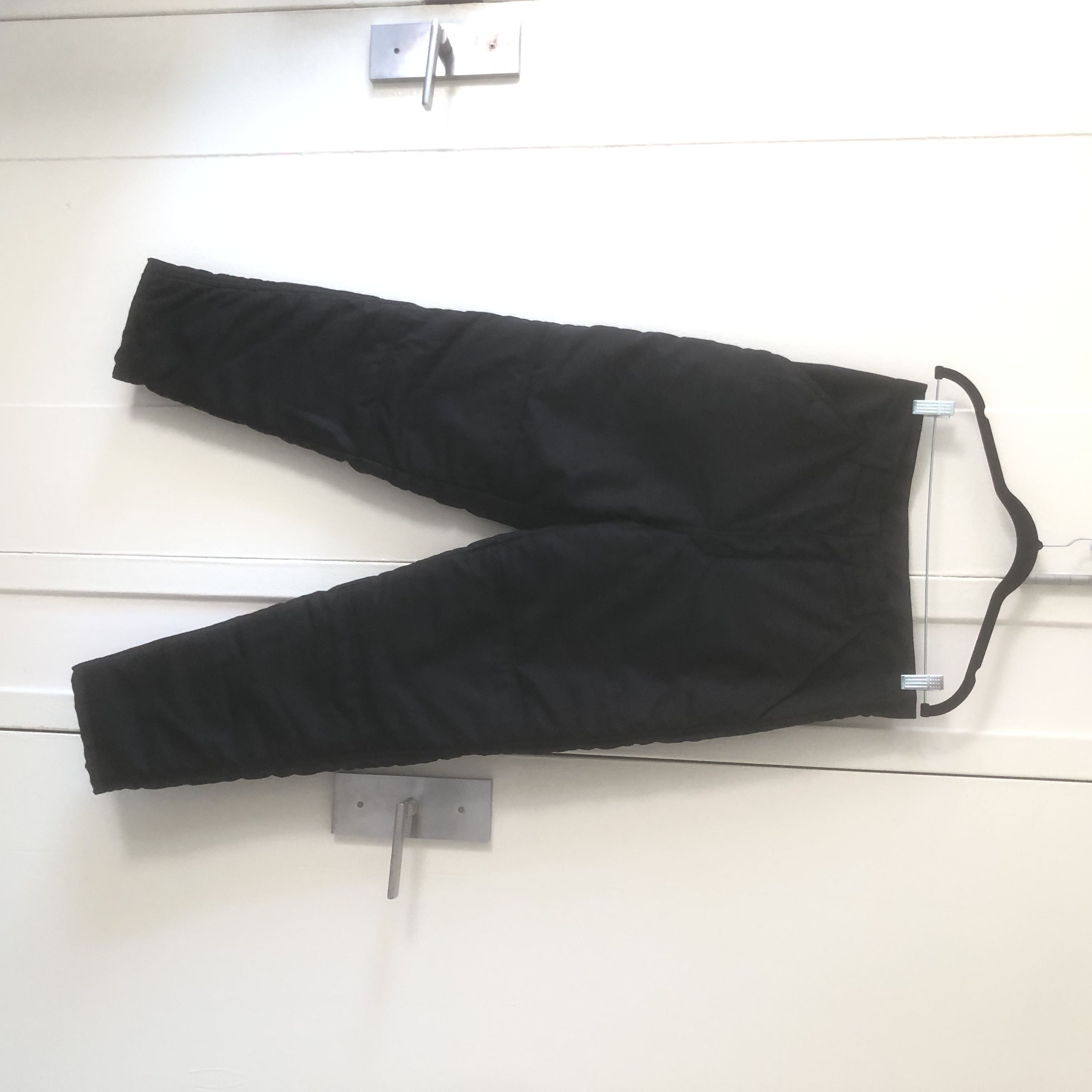 image of Comme Des Garcons Quilted Pants in Black, Men's (Size 30)