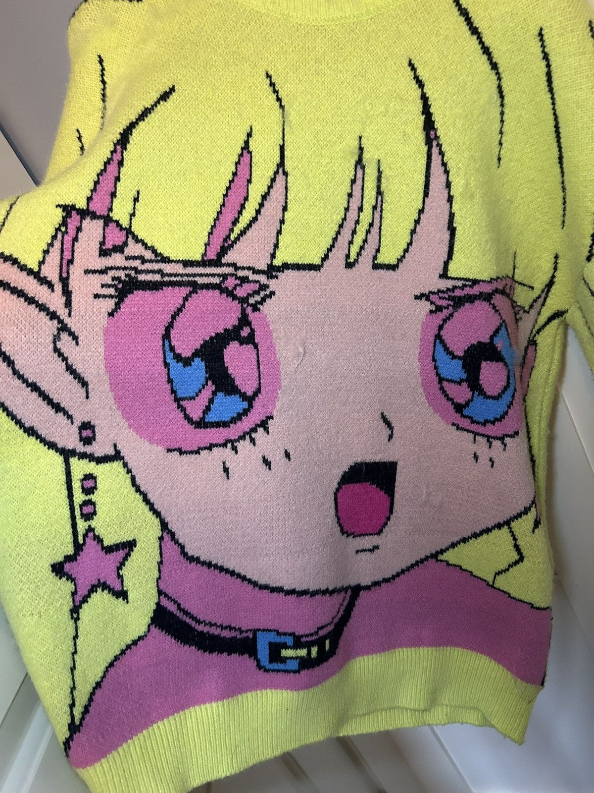 Anime Vintage Sailor moon mohair knit sweater Size US L / EU 52-54 / 3 - 3 Thumbnail