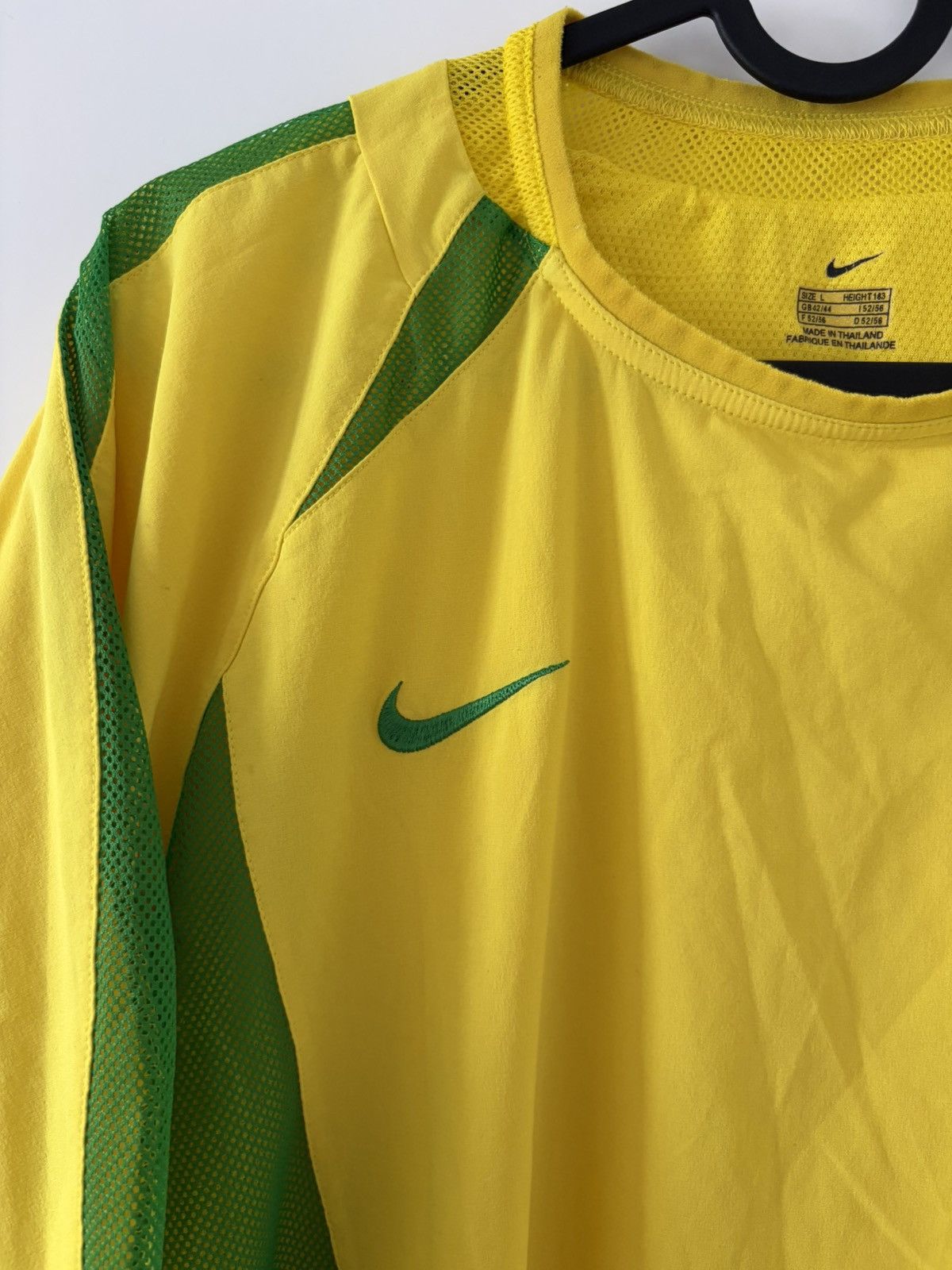 Brazil nike 2002 domowa wersja zawodnicza vintage — zdjęcie 2