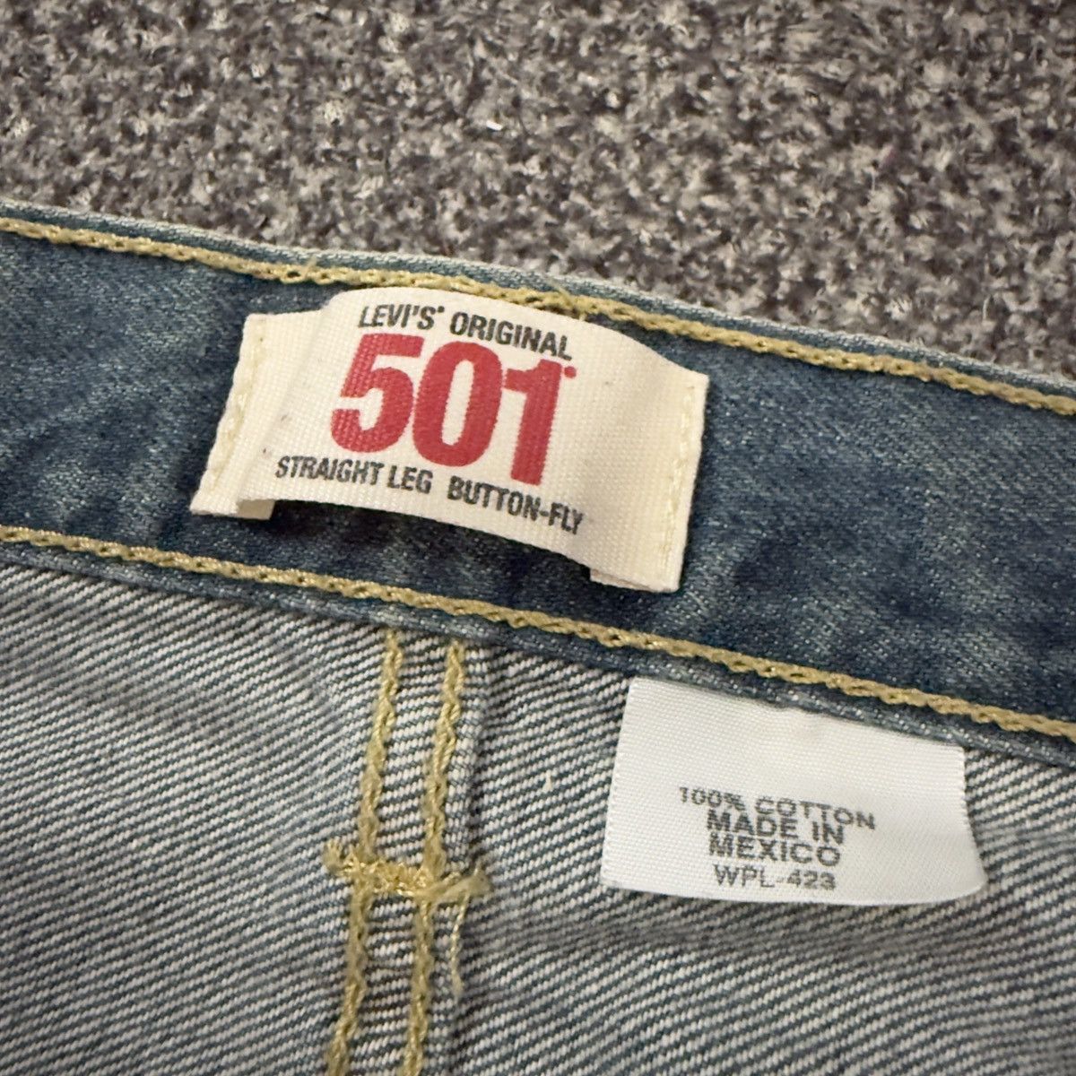 Engineered Garments × Levi's Vintage Levis 501 Straight Leg Button Fly Denim Size US 34 / EU 50 - 10 Thumbnail