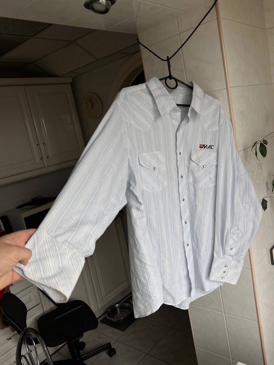 Apple × Vintage 80's 90's Vintage Apple Mac Button Down Shirt Rainbow Logo Size US XL / EU 56 / 4 - 9 Thumbnail