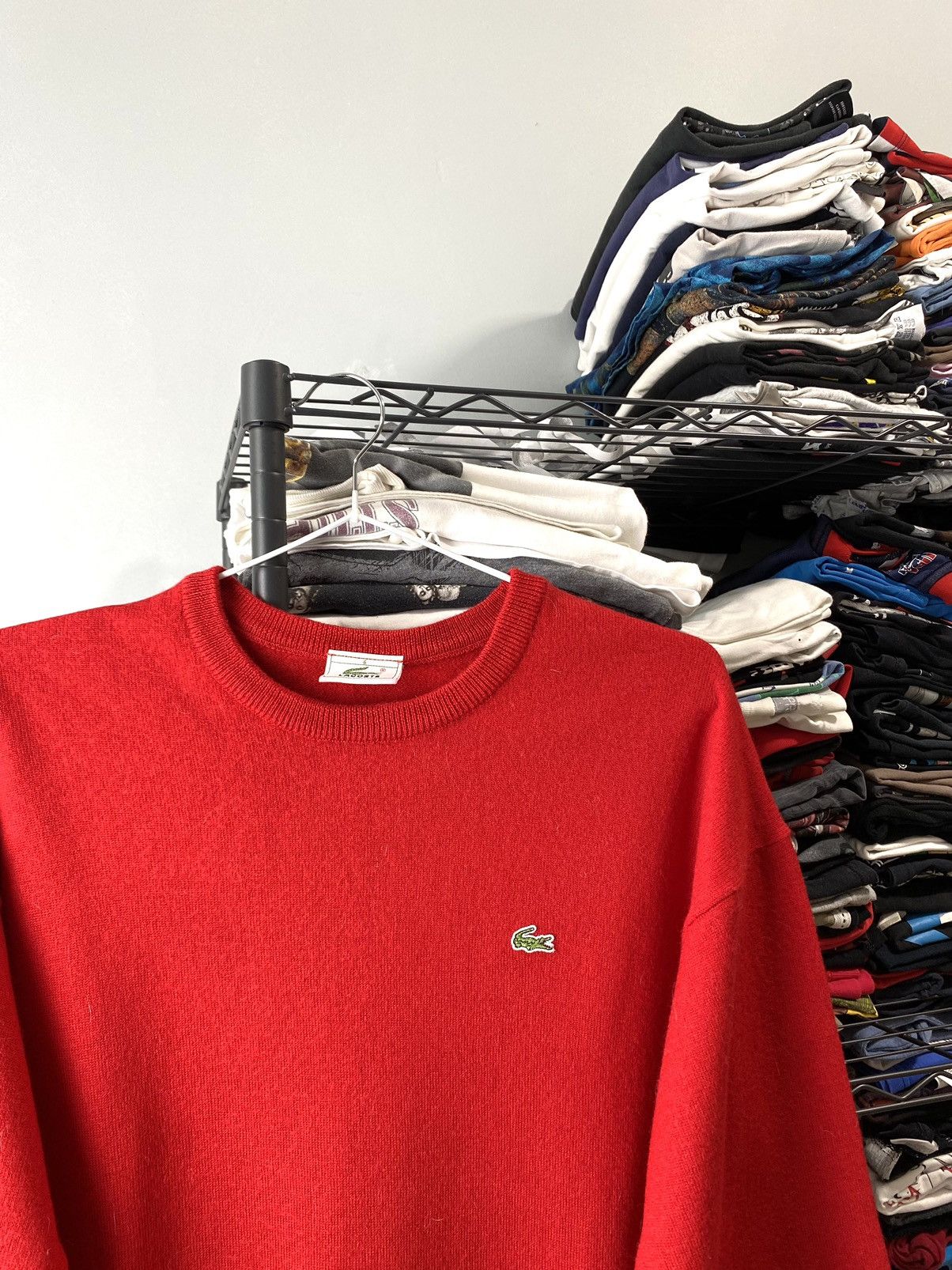 Lacoste 💥90’s Rare! Vintage Lacoste Sweater Sweatshirt Size US M / EU 48-50 / 2 - 2 Thumbnail