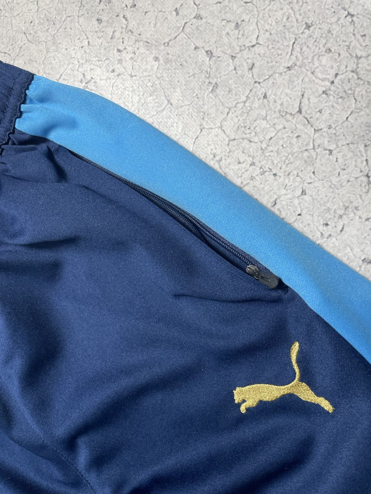 Puma Puma FC Olympique Marseille Soccer Track Suit Jacket Pants Size US 32 / EU 48 - 14 Thumbnail