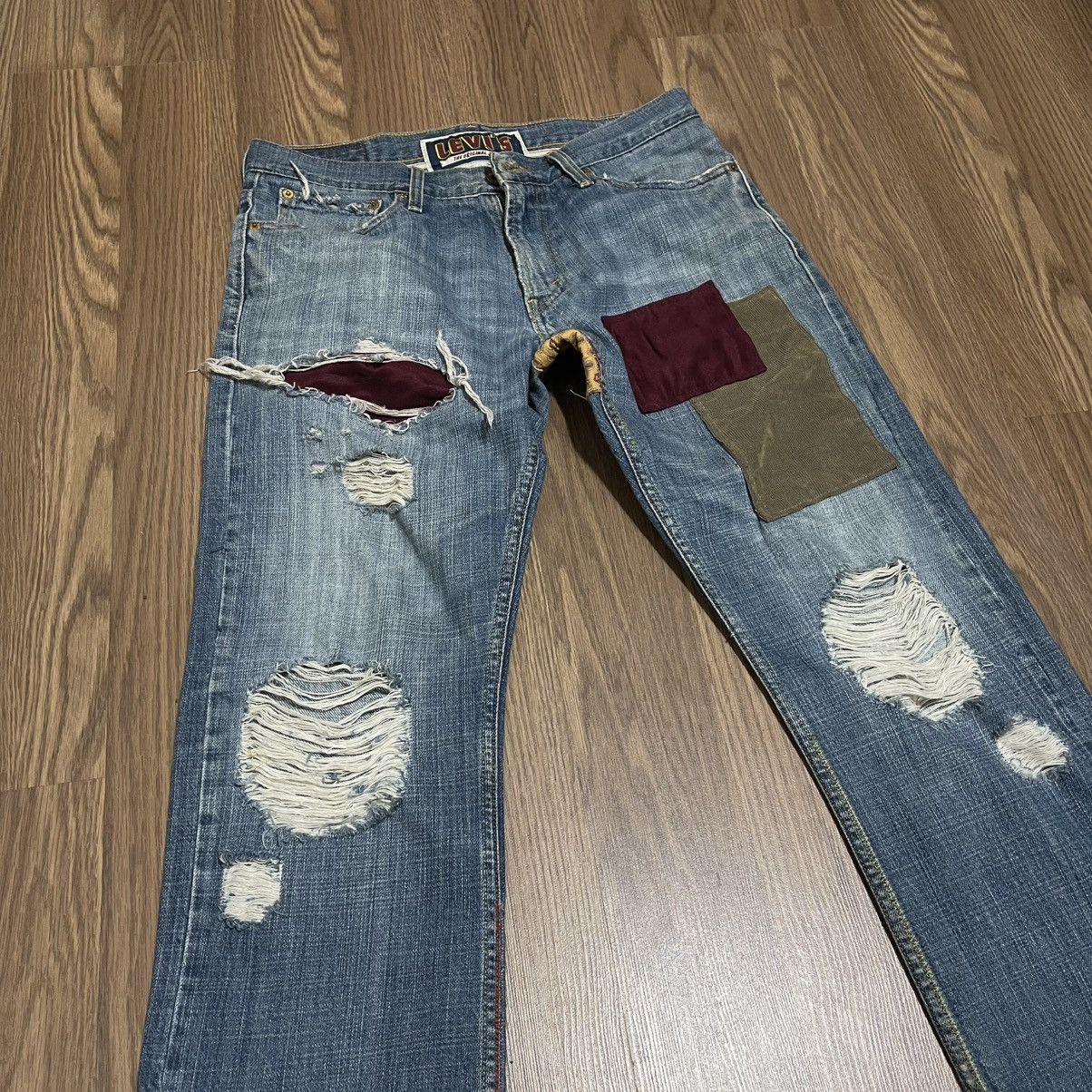 Levi's Vintage Clothing Kurt Cobain Levis patchwork denim Size US 32 / EU 48 - 2 Thumbnail