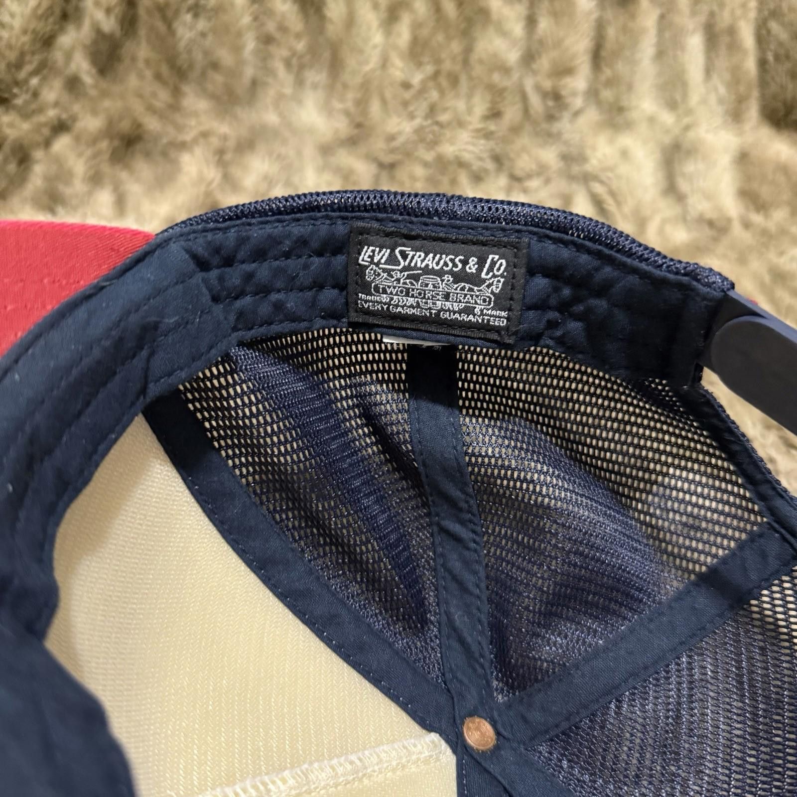 Levi's Vintage Levi’s Trucker Snapback Hat O/S Cap Men’s Size ONE SIZE - 7 Thumbnail