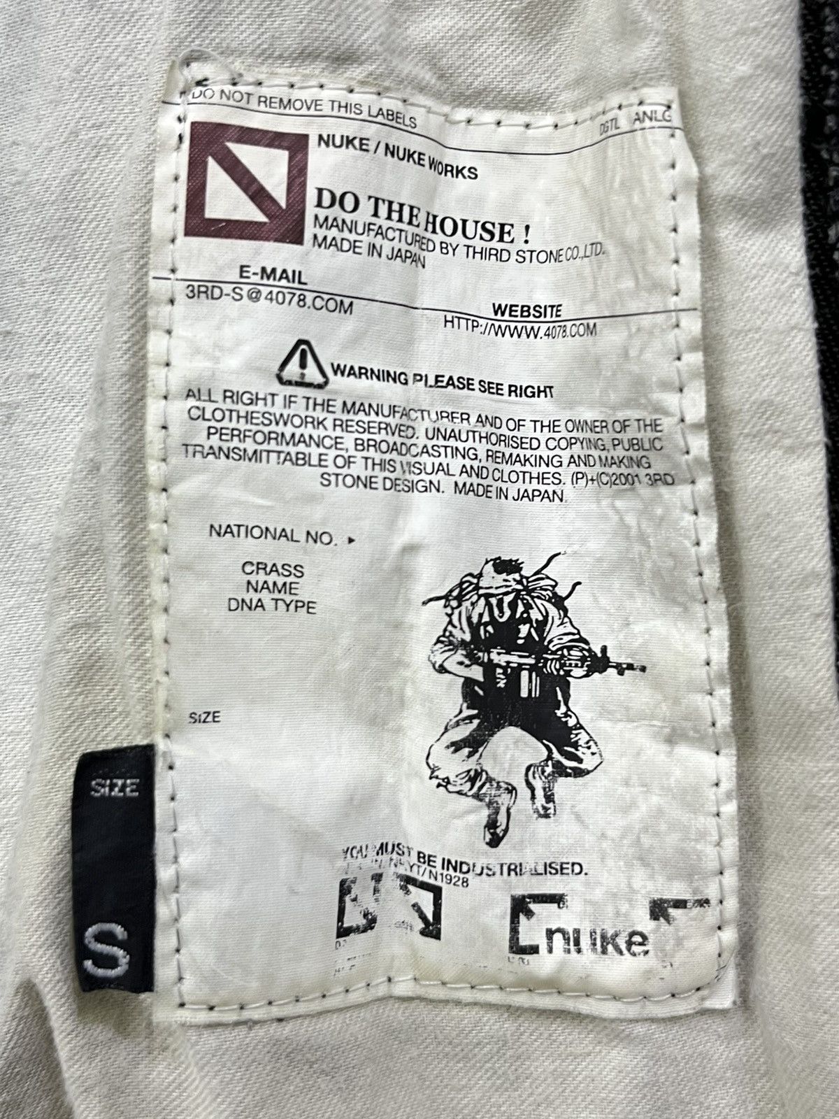 Julius RARE Nuke Pre-Julius Tactical Panel Zip Cargo Denim Archive Size US 28 / EU 44 - 22 Thumbnail