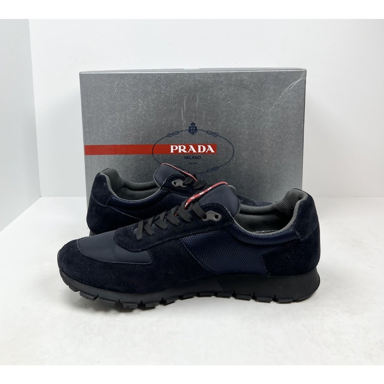 Prada Size 9UK/10US - Prada Matchrace Blue Nylon Suede Size US 10 / EU 43 - 5 Thumbnail
