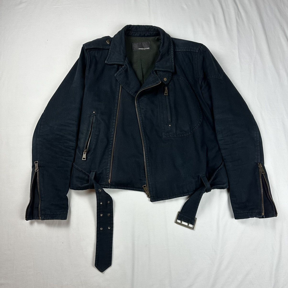 Andrew Mackenzie Archive Andrew Mackenzie Side Zip Short Military Jacket Size US M / EU 48-50 / 2 - 2 Thumbnail