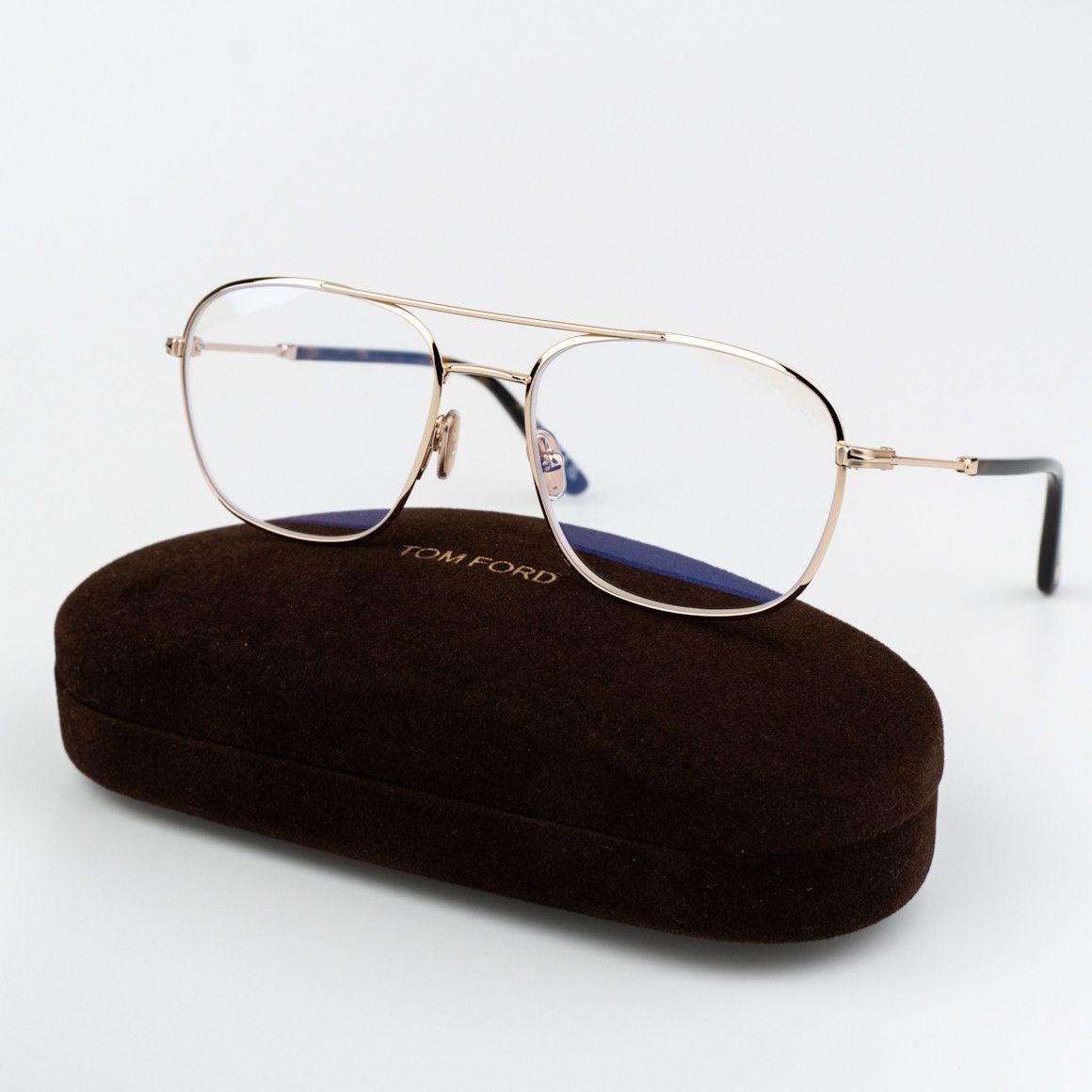 Tom Ford Tom Ford Men Eyeglasses Round FT5830 028 BRAND NEW Size ONE SIZE - 1 Thumbnail