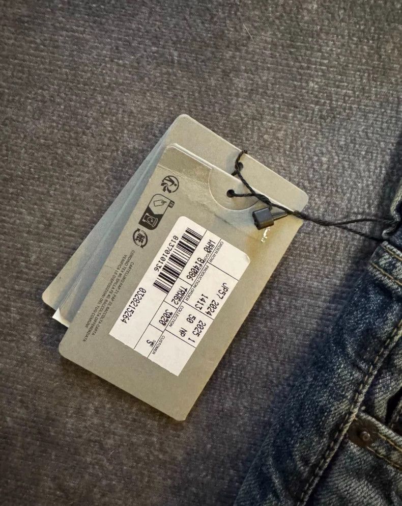 Balenciaga Balenciaga size S Patchwork Low-Rise Straight-Leg Jeans Size US 27 - 4 Thumbnail