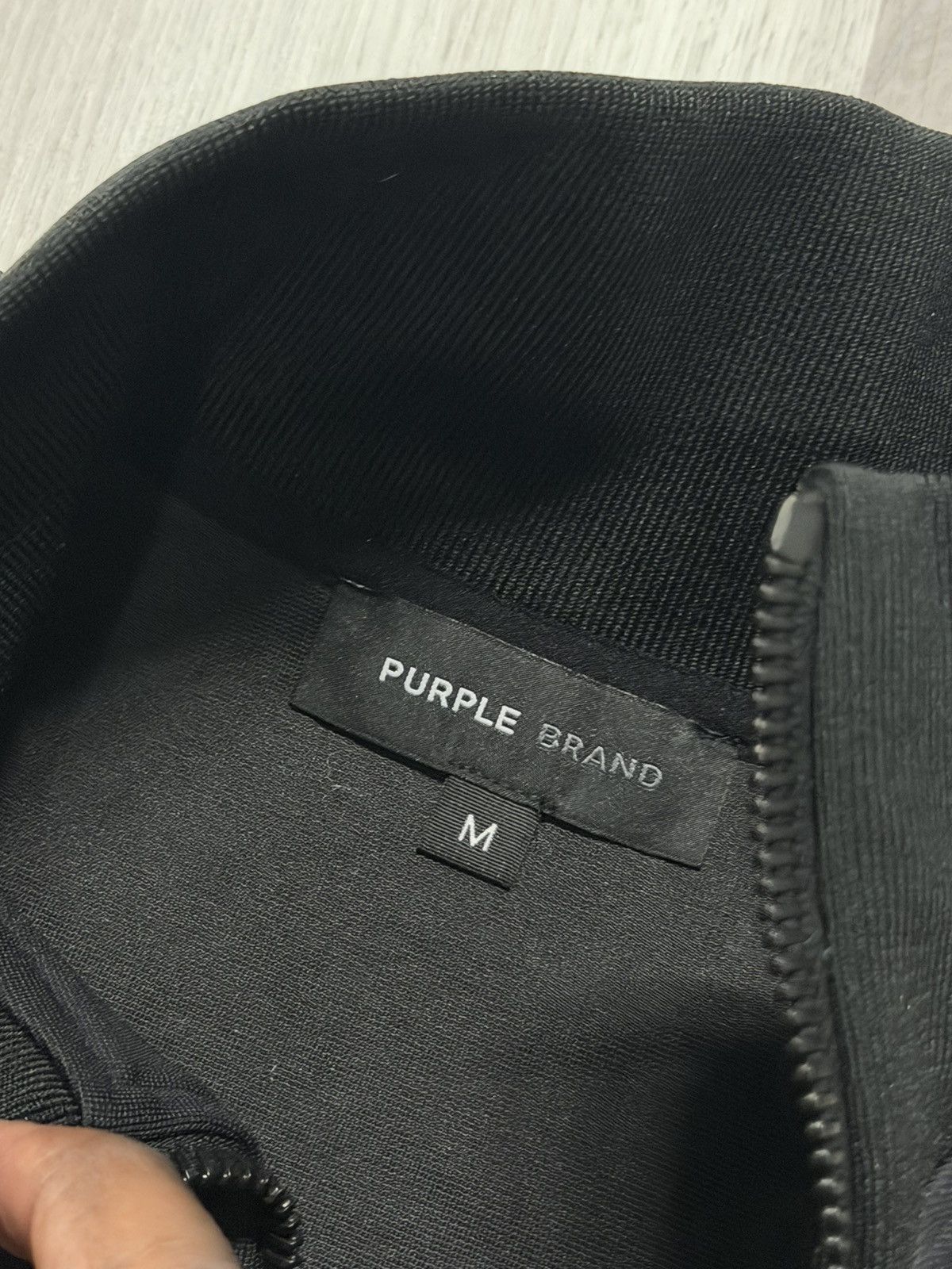 Purple Brand Purple Brand Ponte Track Jacket Black Size US M / EU 48-50 / 2 - 2 Thumbnail