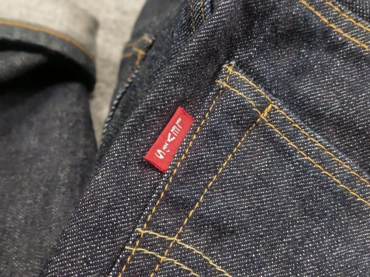 Levi's Levis 501XX Vintage 1955 Selvedge Rigid Denim Big E Japan Size US 34 / EU 50 - 10 Thumbnail