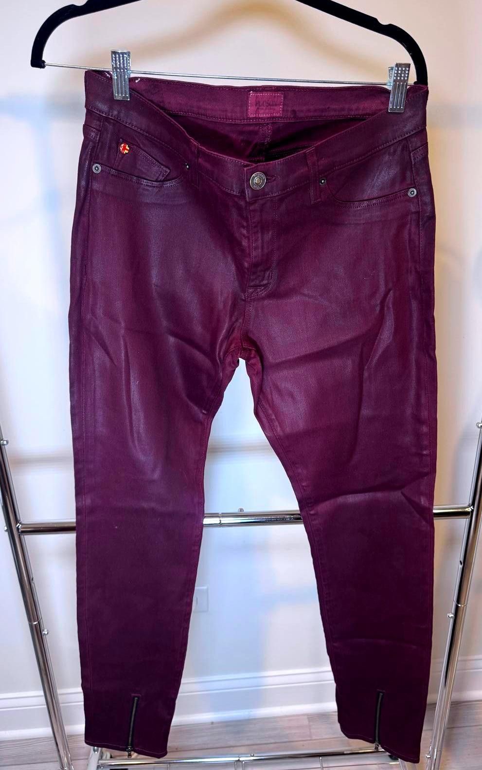 Designer Hudson Women's Plum Skinny Jeans Size 32" / US 10 / IT 46 - 1 Thumbnail