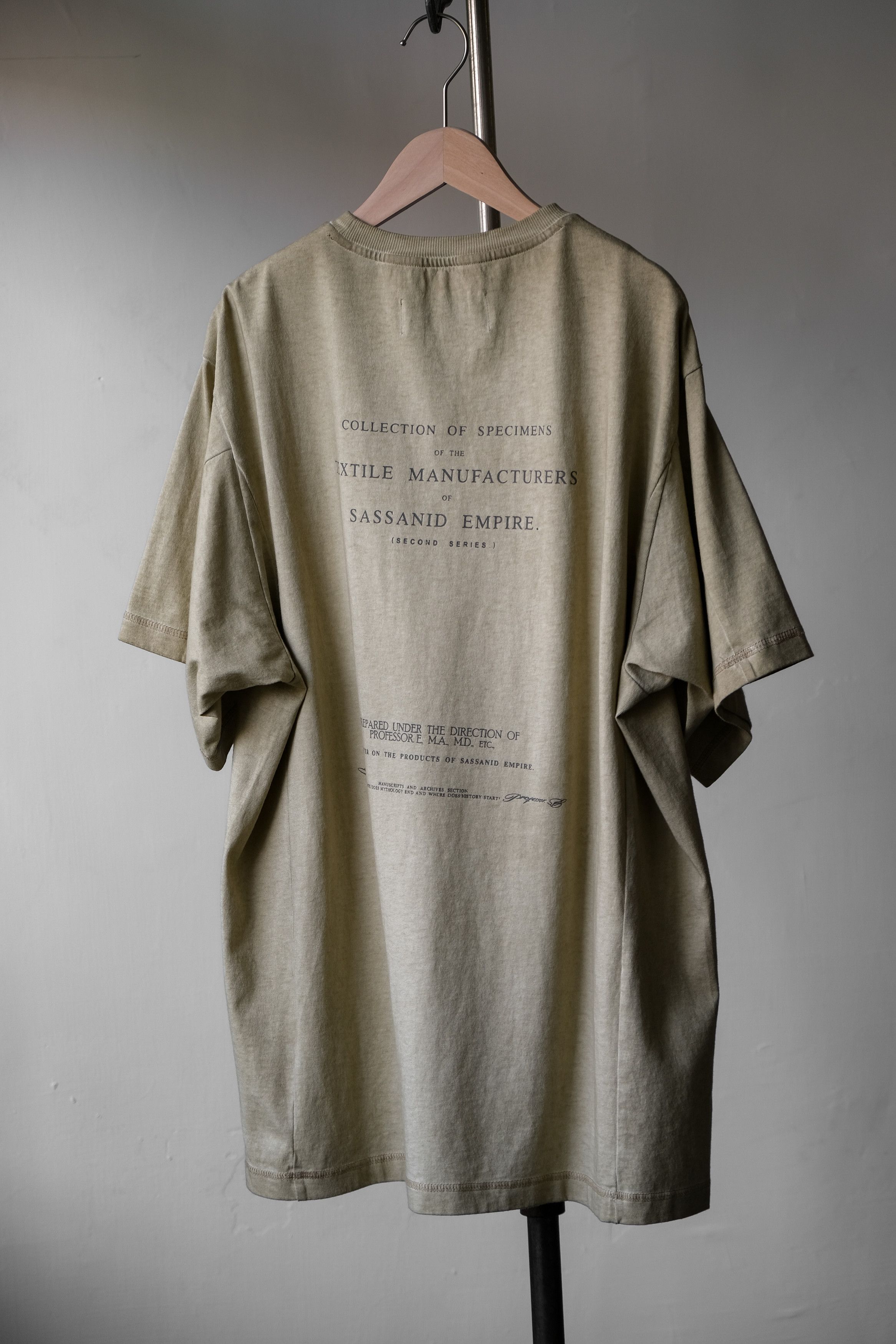 Professor.E Professor.E - 23S/S Archaeol 02 T-Shirt (Beige) Size US M / EU 48-50 / 2 - 2 Thumbnail