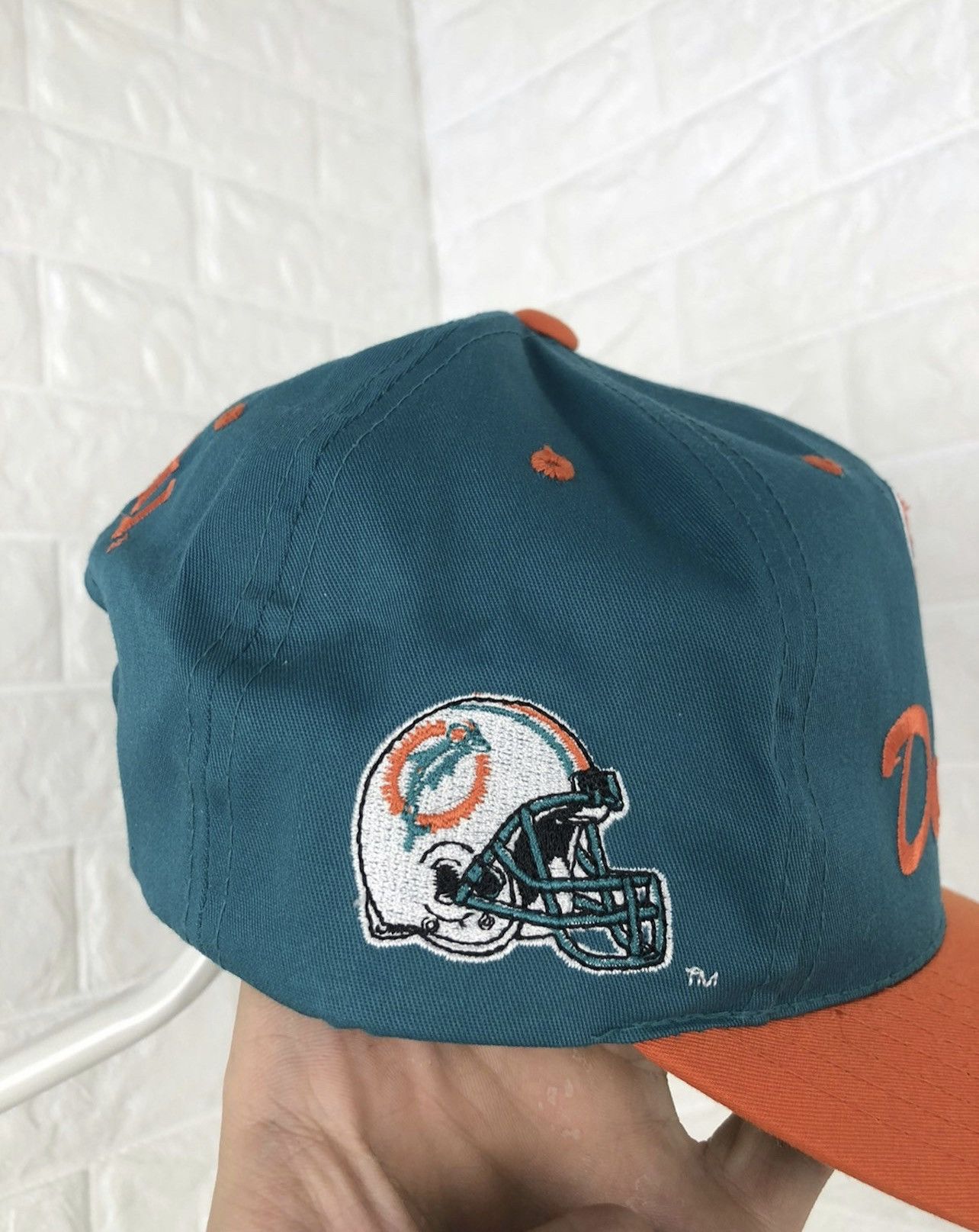 NFL × Vintage Vintage 90s Miami Dolphins Hat Size ONE SIZE - 5 Thumbnail